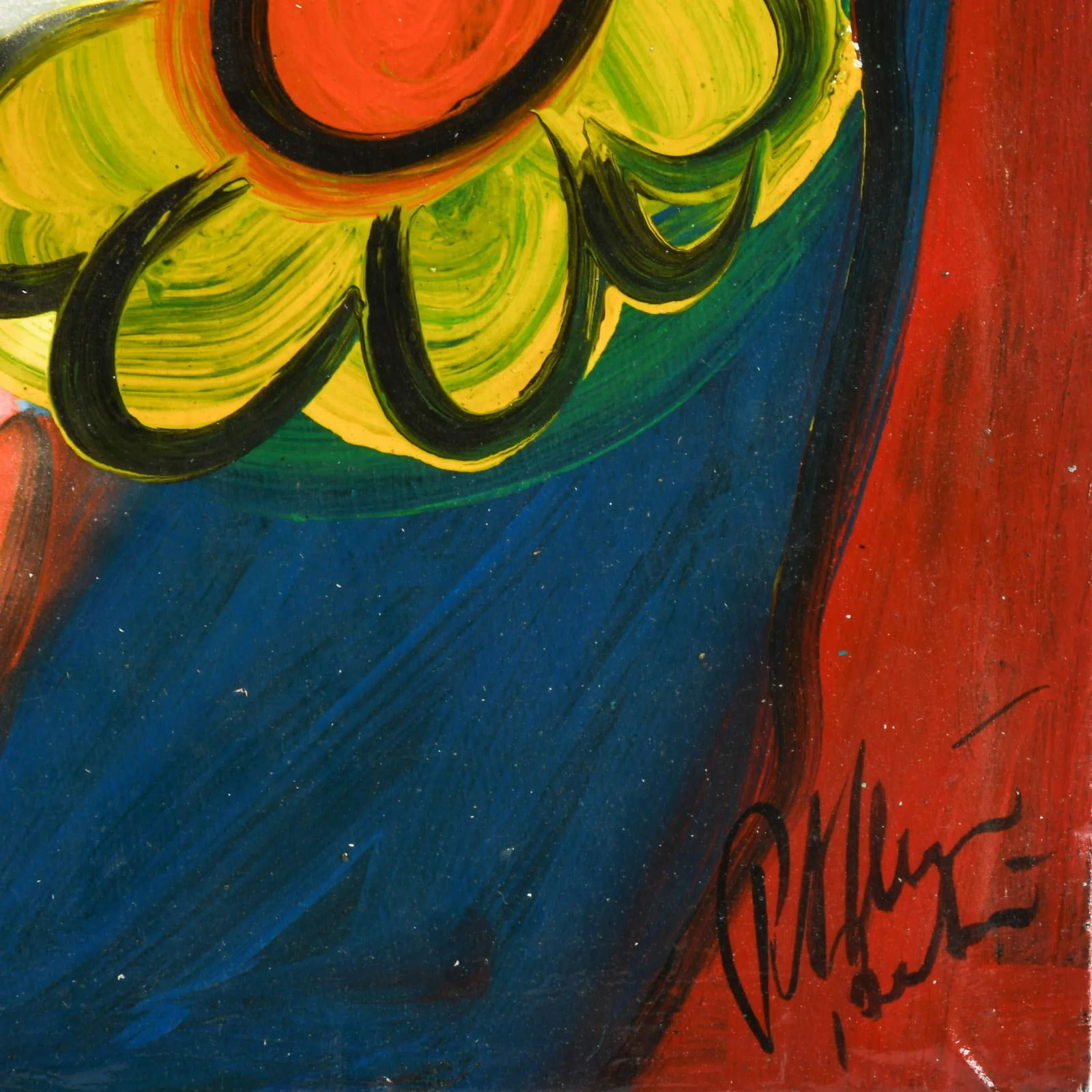 Signed Peter Keil "Expression in Bloom" Oil on Linen - 5