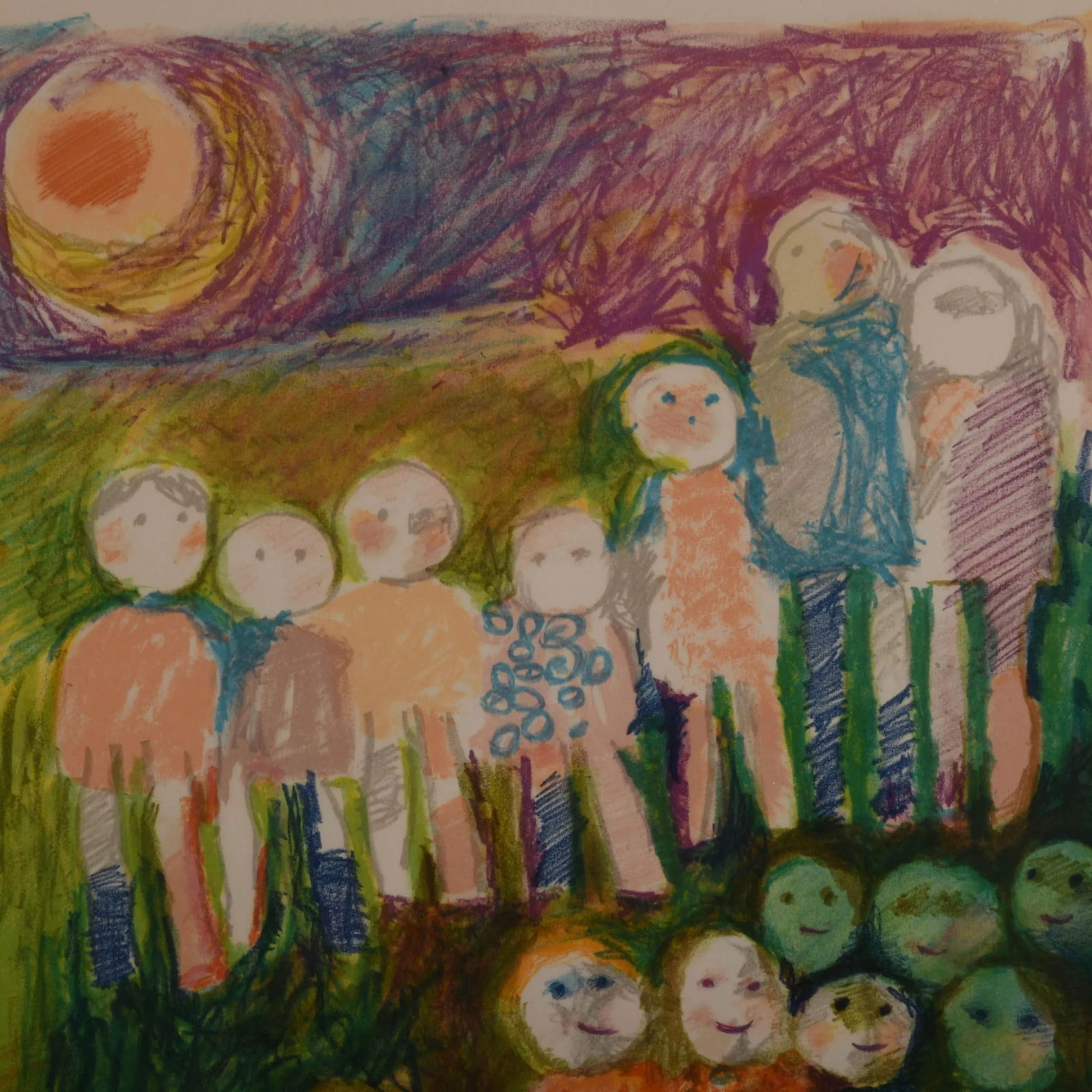 Framed Signed Ruth Zarfati 1970 Limited-Edition Lithograph - 3