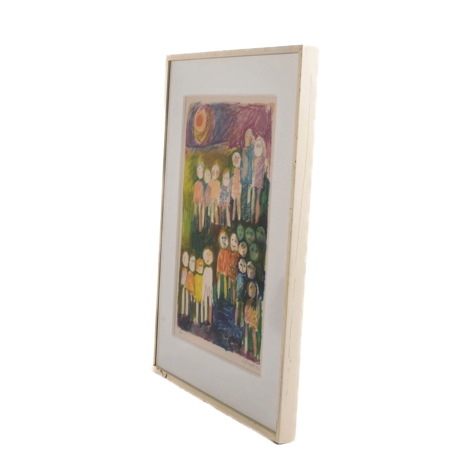 Framed Signed Ruth Zarfati 1970 Limited-Edition Lithograph - 5