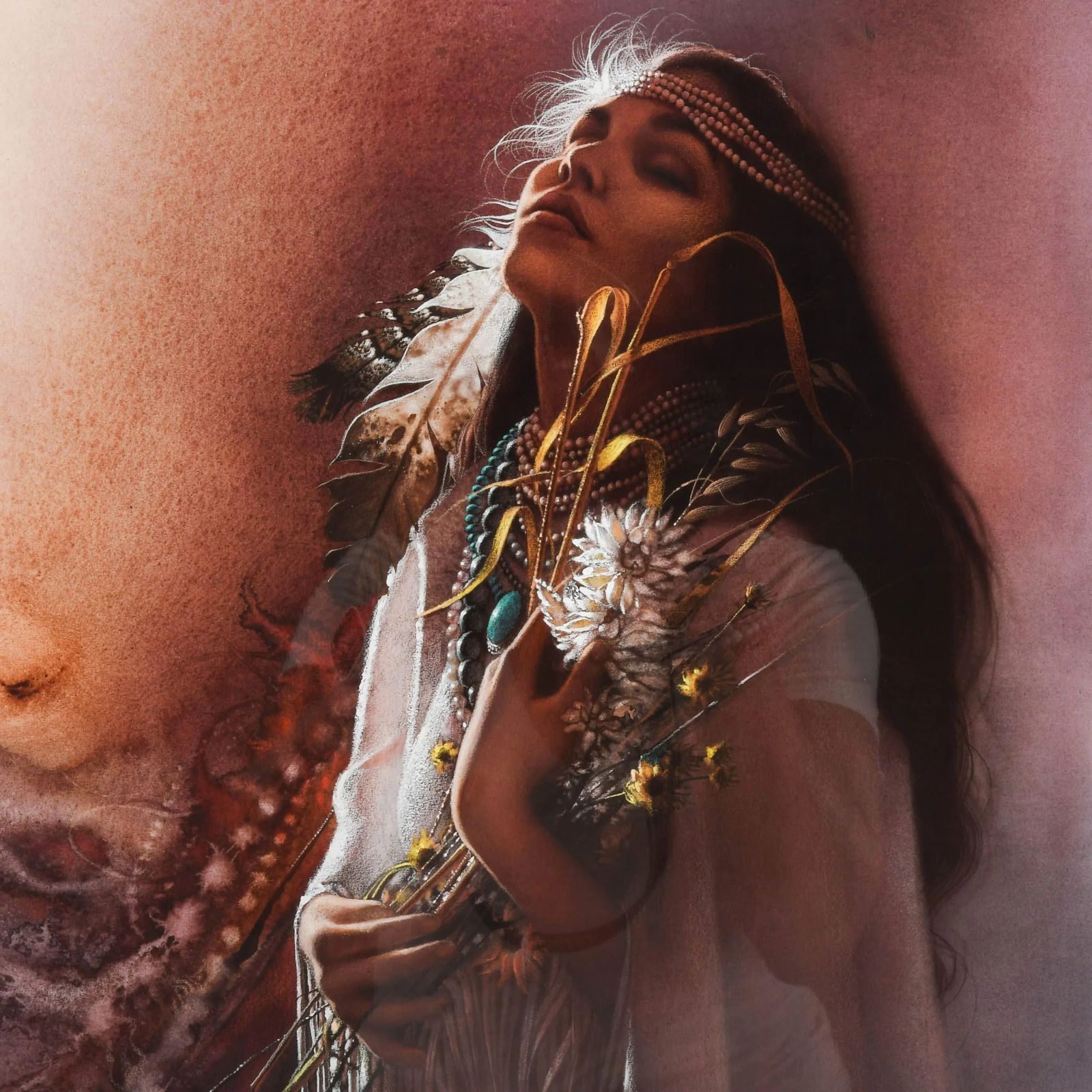 Signed "One With Nature" Limited-Edition 289/999 Lithograph by Lee Bogle - 3