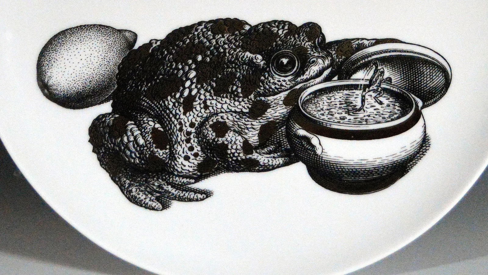 Vintage Piero Fornasetti Fleming Joffe Recipe Plate Soup, 1960s - 3