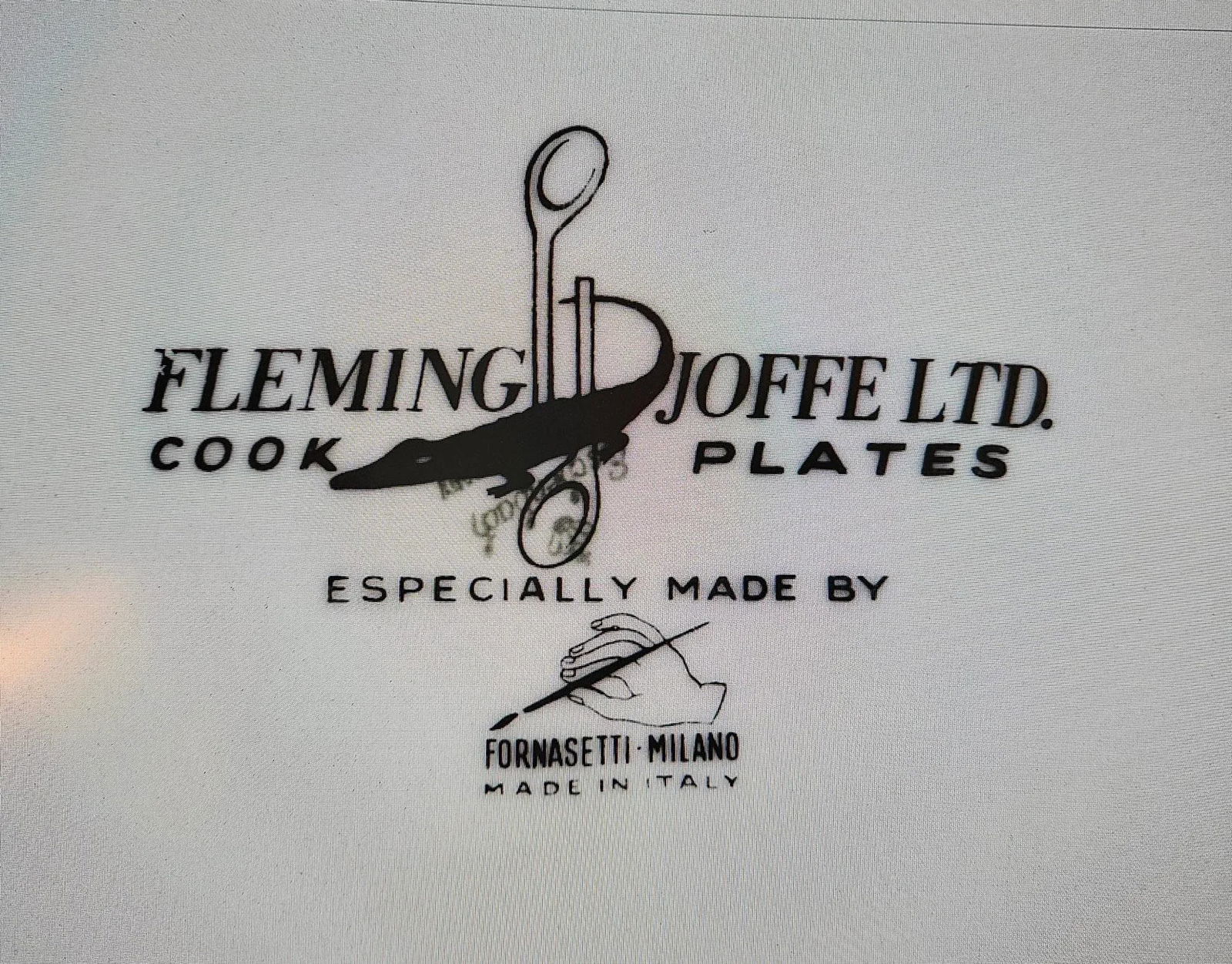 Vintage Piero Fornasetti Fleming Joffe Recipe Plate Soup, 1960s - 5