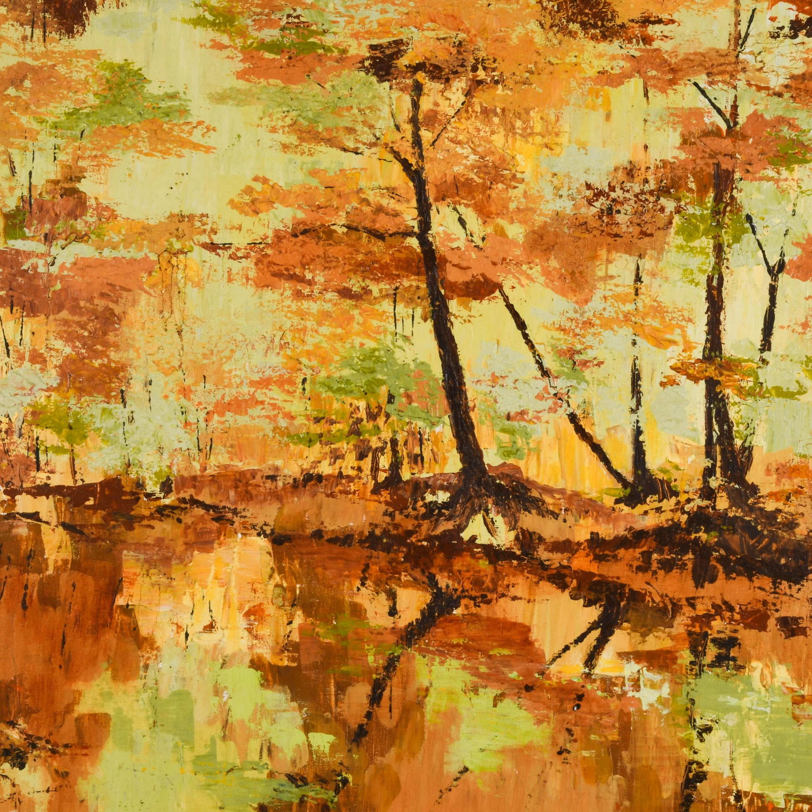 Framed Signed "Impression of Autumn" Artwork by G. Cromer - 2