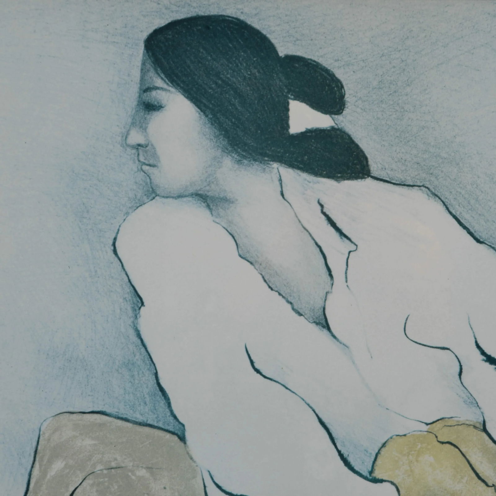 Framed r.c. Gorman "Hands of History" Print - 4