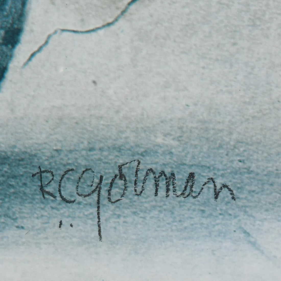 Framed r.c. Gorman "Hands of History" Print - 5