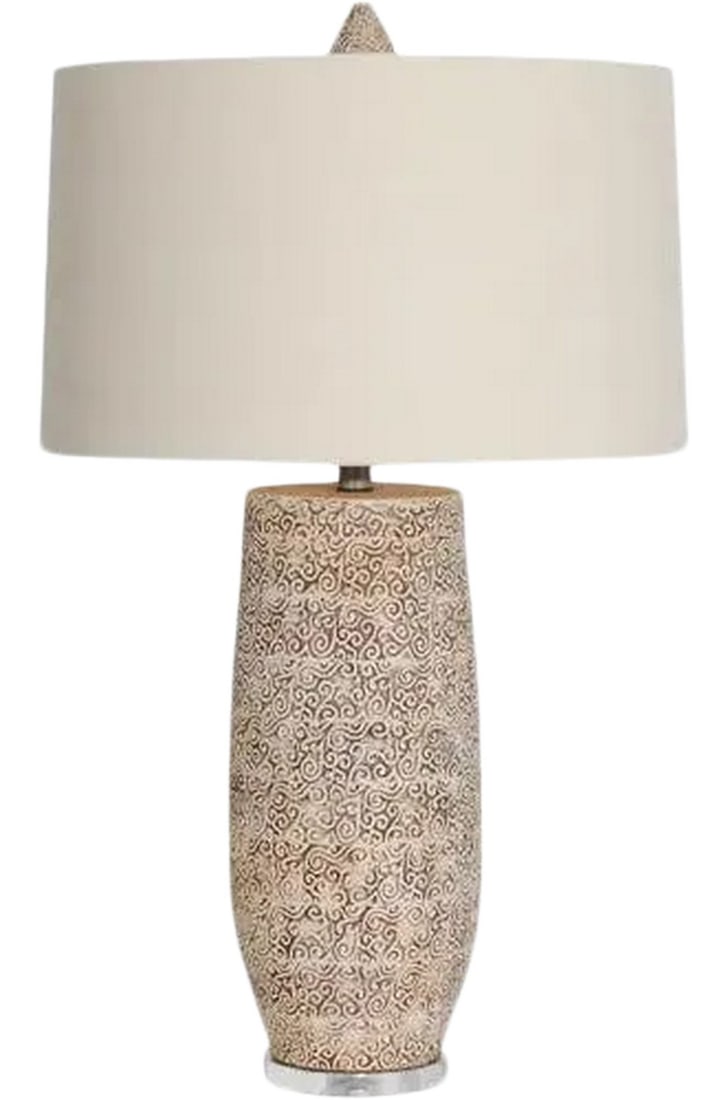 1990s Composition Style Sebring Table Lamp (1 of 8)