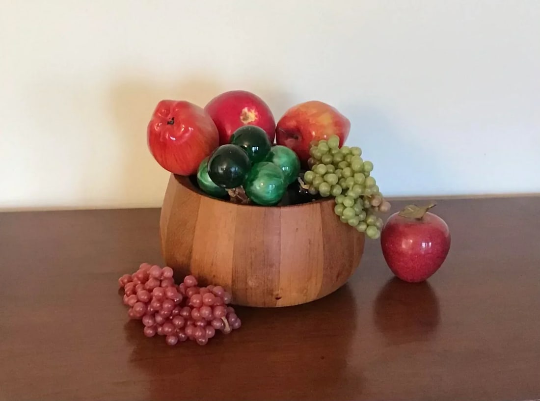Dansk Designs Danish Modern Teak Wood Rounded Salad/Fruit Bowl Ihq Malaysia - 10