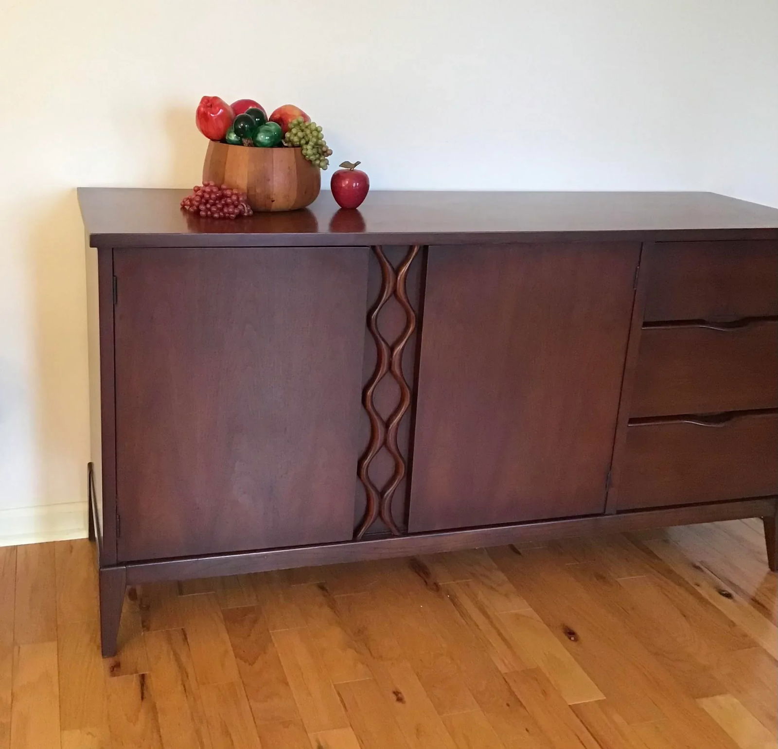 Dansk Designs Danish Modern Teak Wood Rounded Salad/Fruit Bowl Ihq Malaysia - 11