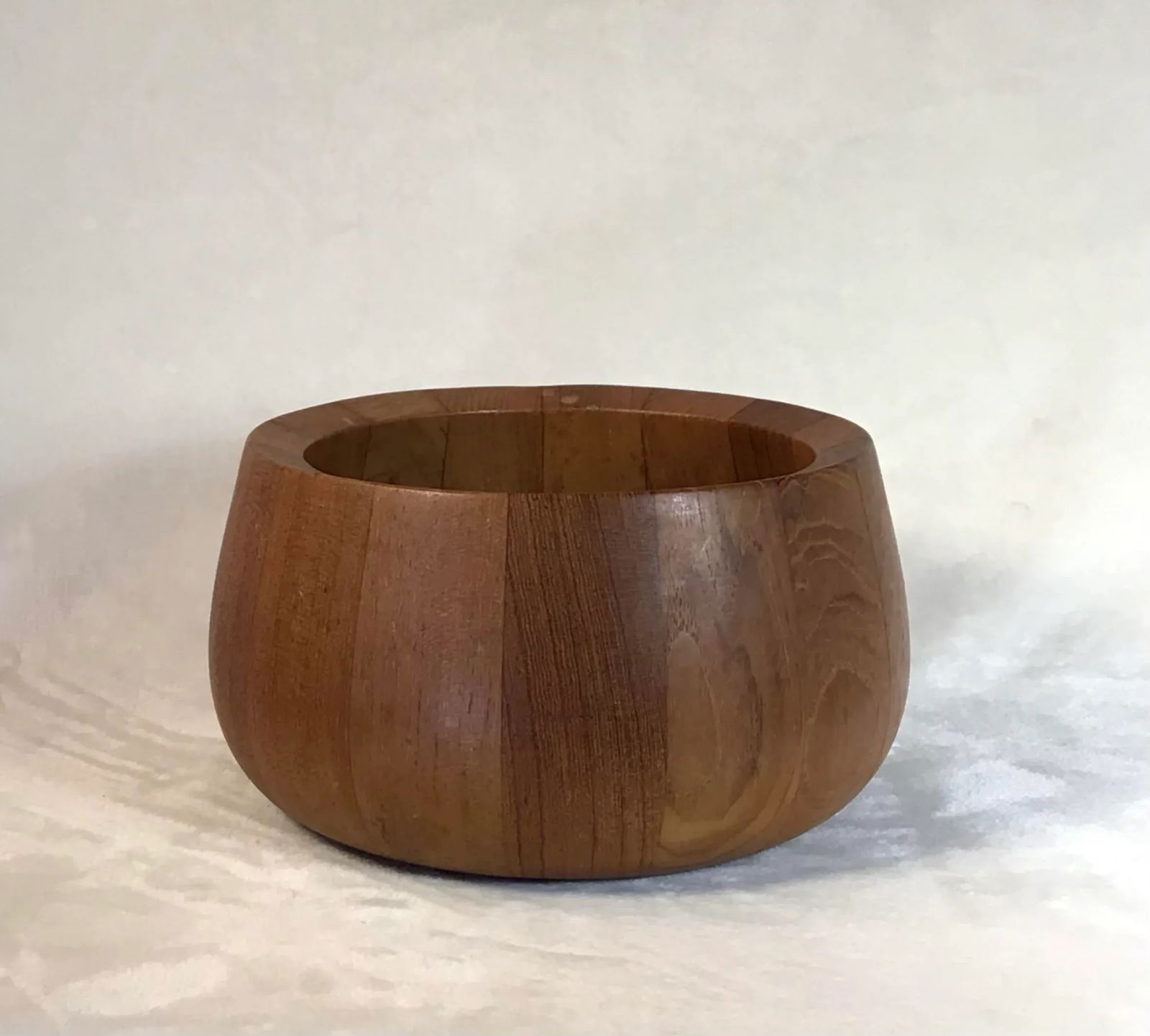 Dansk Designs Danish Modern Teak Wood Rounded Salad/Fruit Bowl Ihq Malaysia - 12