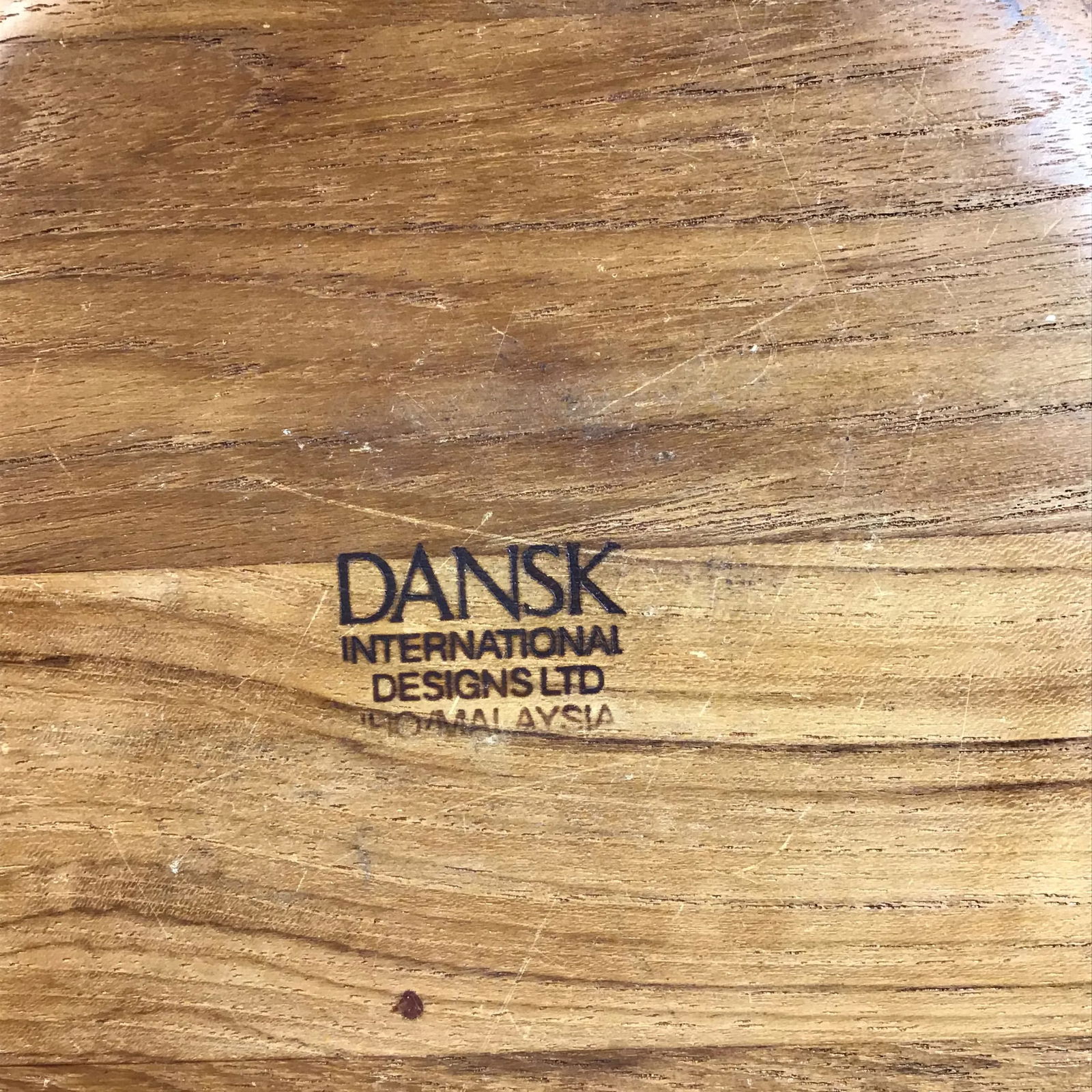 Dansk Designs Danish Modern Teak Wood Rounded Salad/Fruit Bowl Ihq Malaysia - 8