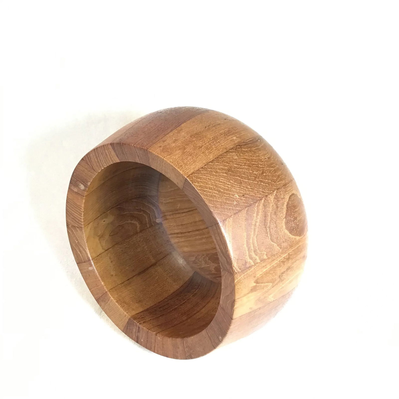 Dansk Designs Danish Modern Teak Wood Rounded Salad/Fruit Bowl Ihq Malaysia - 9