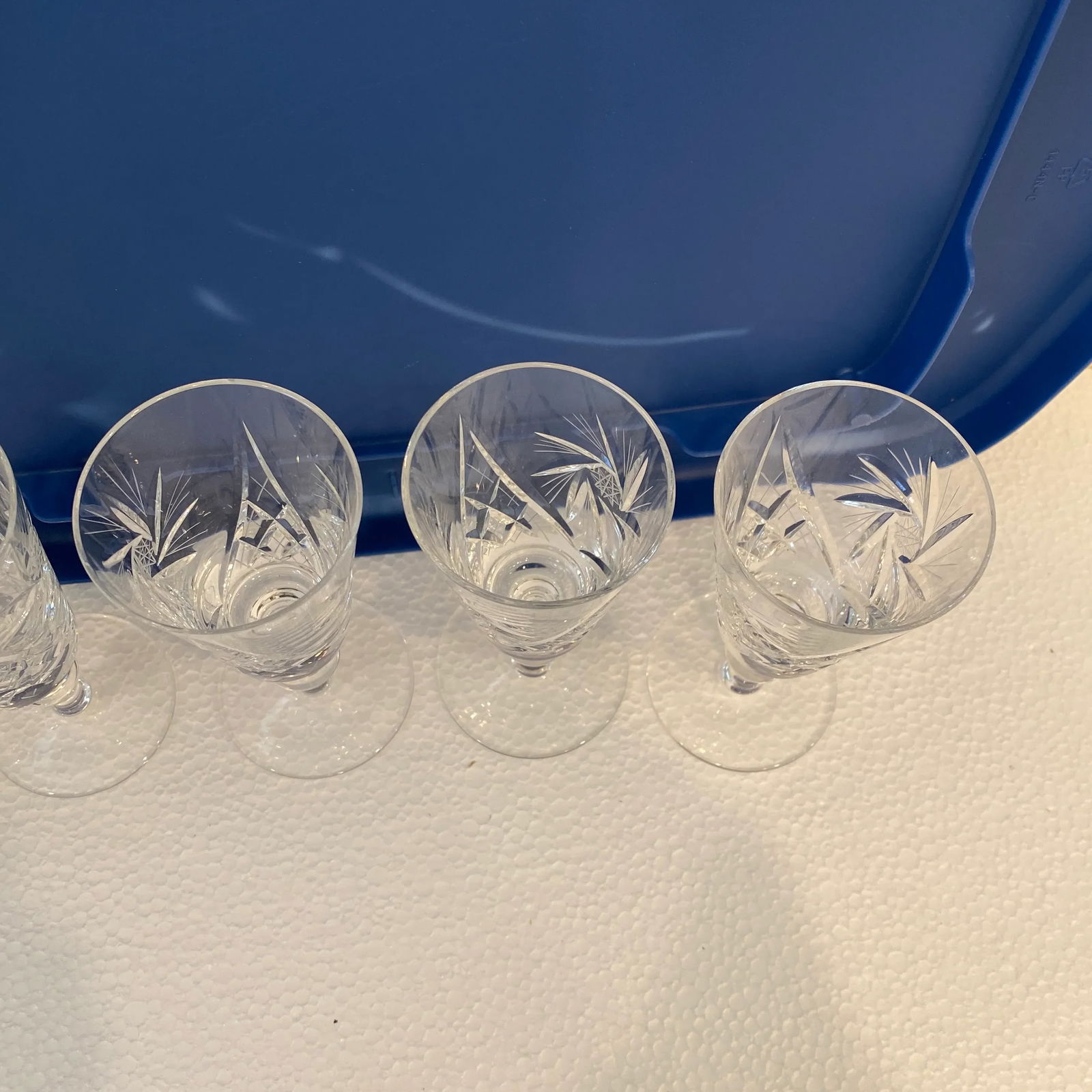 Late 20th Century Crystal Cordial Glasses - Set of 6 - 5