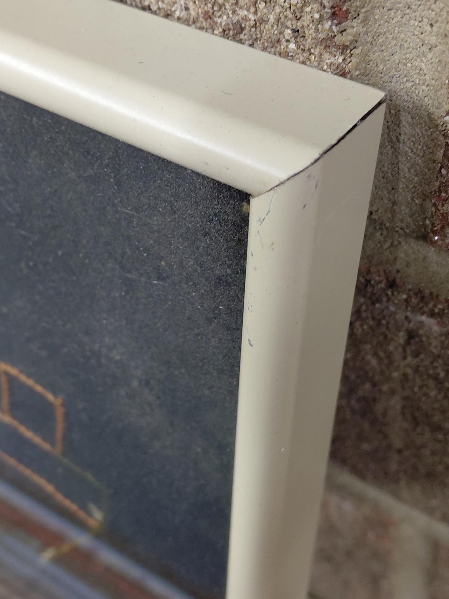 Framed Crewel Work and Inlaid Straw Artwork of a Little Girl - 8