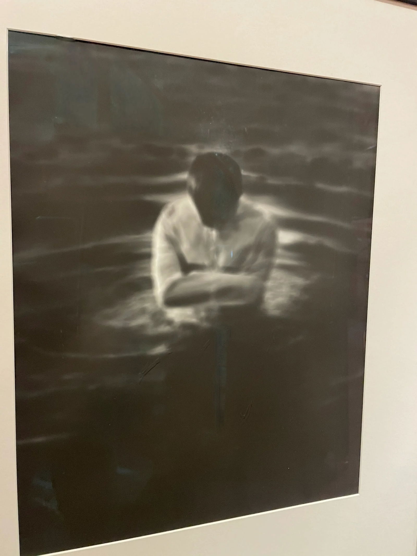 Contemporary Self-Portrait of Robert Stivers Black and White Photograph, Framed - 4