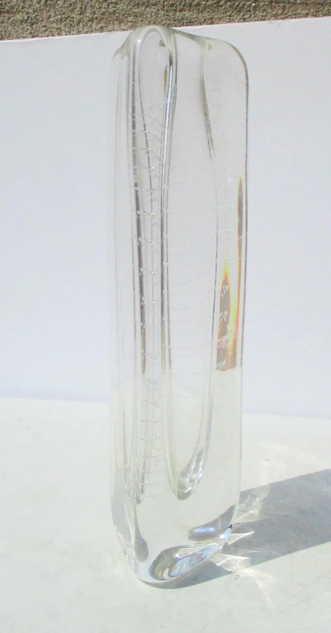 Arts Glass Triangular Bud Vase - 2