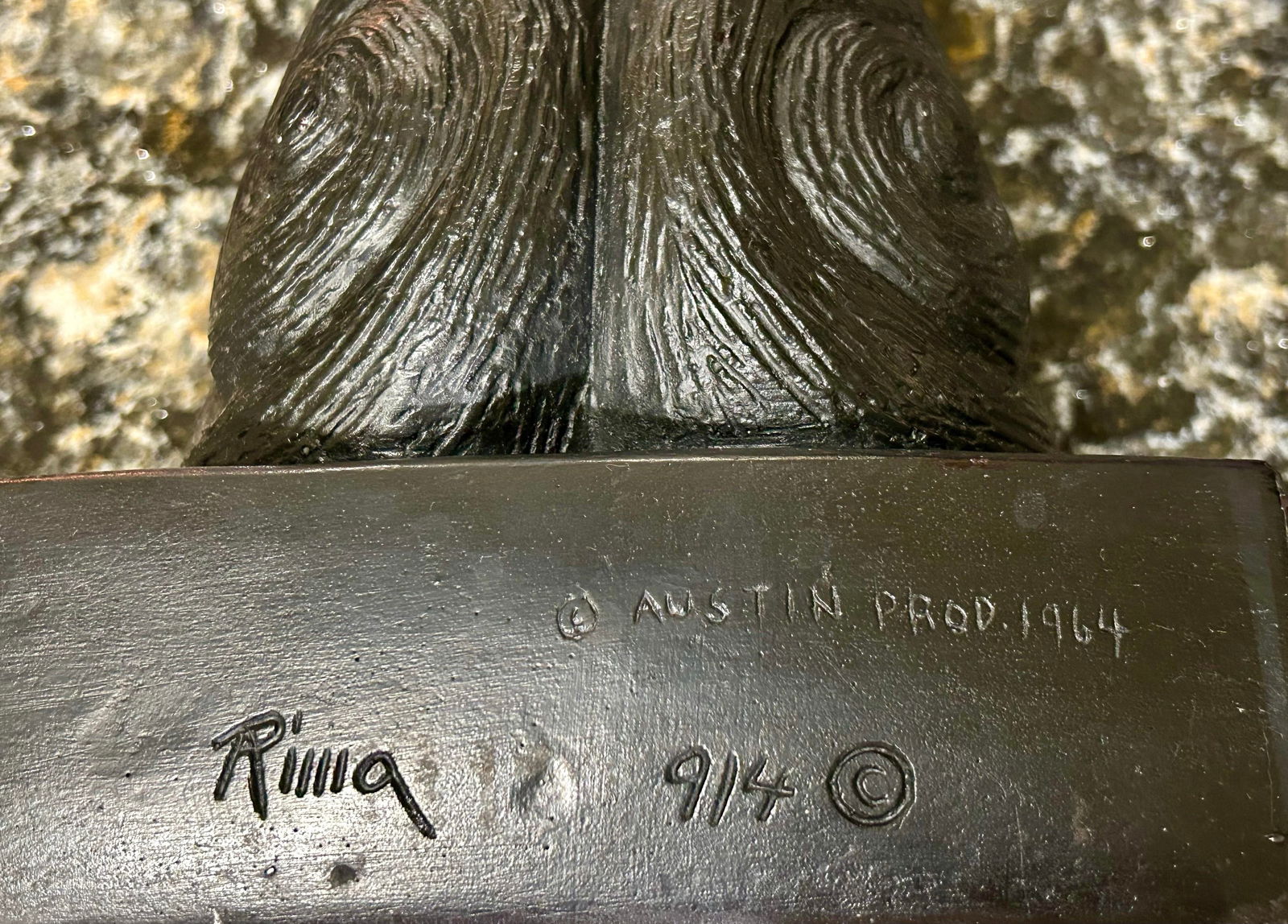 Rima Padova's, Plaster Sculpture of a Woman's Head, Italy, Classical Forms Mixed With a Contempo - 6