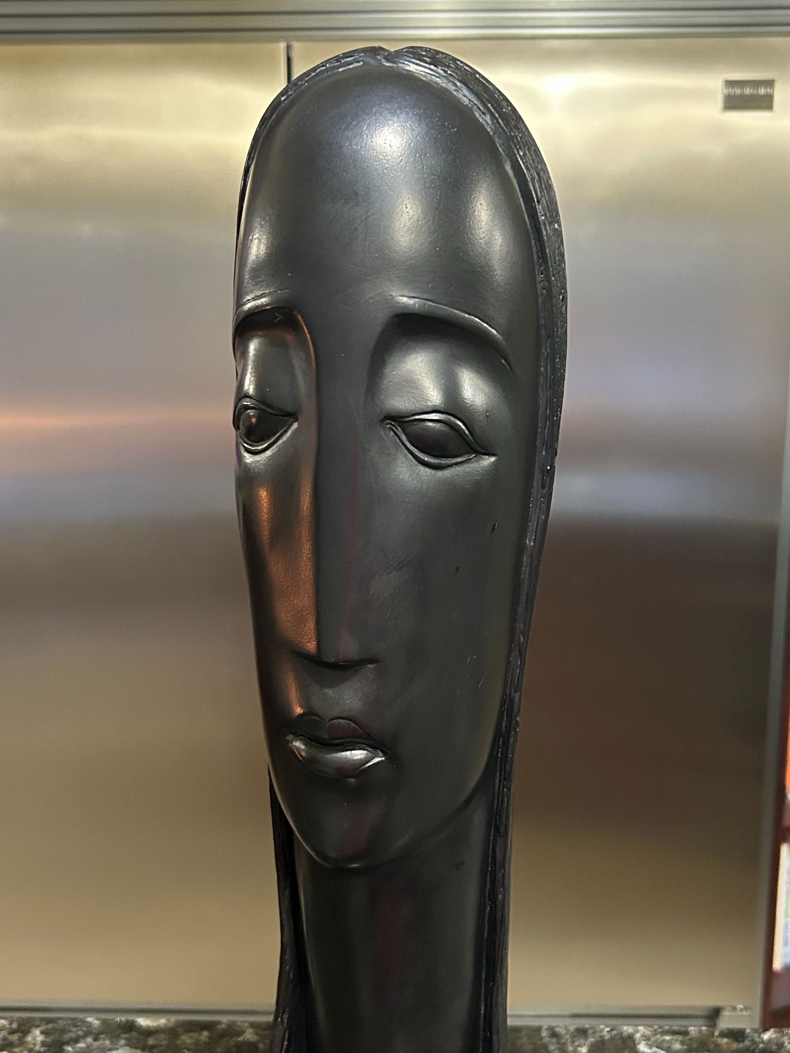 Rima Padova's, Plaster Sculpture of a Woman's Head, Italy, Classical Forms Mixed With a Contempo - 9