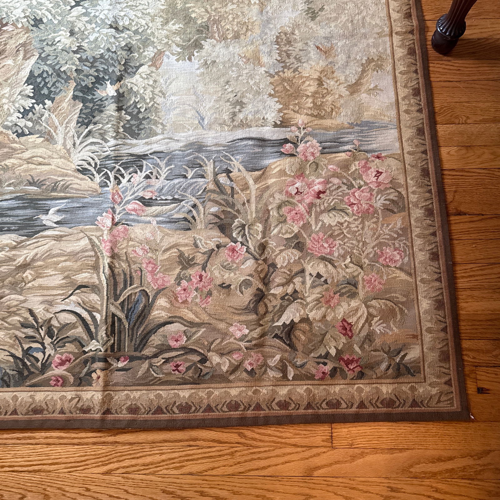 Beautiful Vintage Large Wool Tapestry Made for Ethan Allen - 2