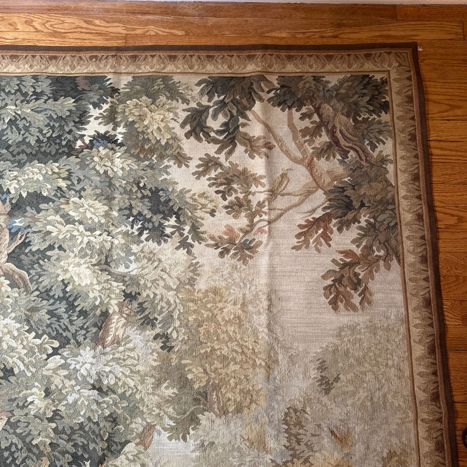 Beautiful Vintage Large Wool Tapestry Made for Ethan Allen - 5