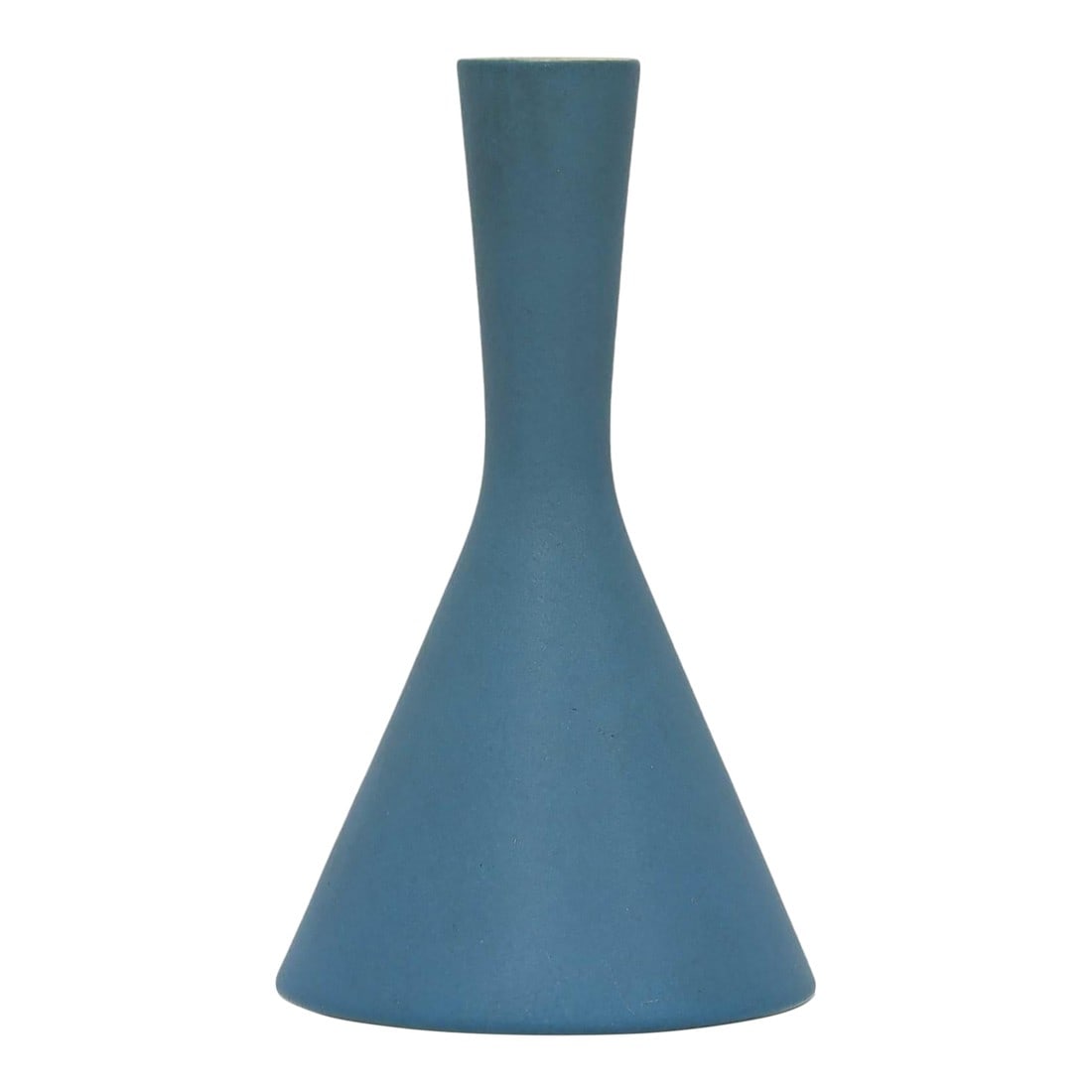 Fris Edam Blue Vase: A beautifully simply blue vase by Fris Edam from Holland. Item is marked. Condition: Alterations: Original Condition Unaltered Imperfections: Some Imperfections Condition Notes: Good. Wear