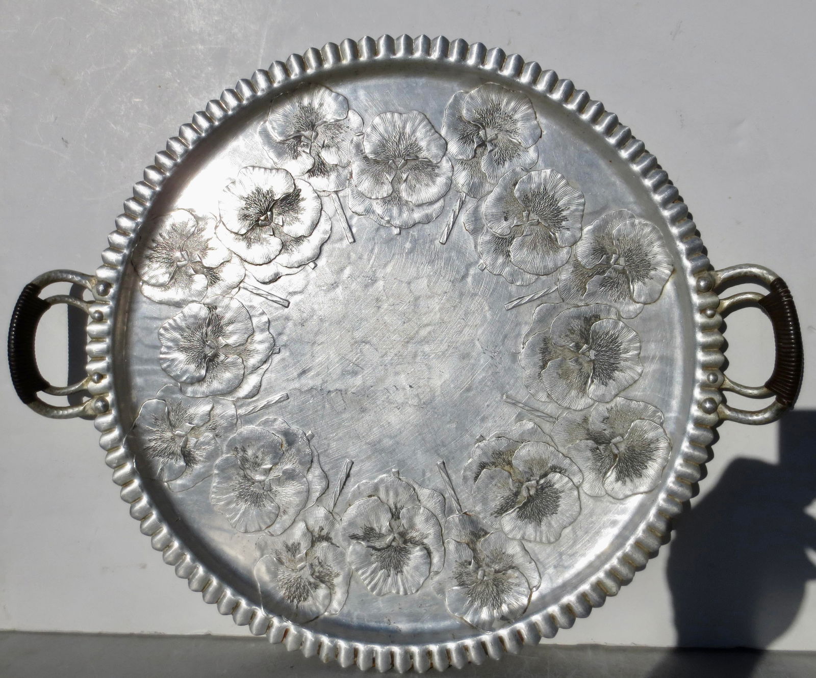 Hand Made Alimunim Tray Circa 40s by Continental - 2