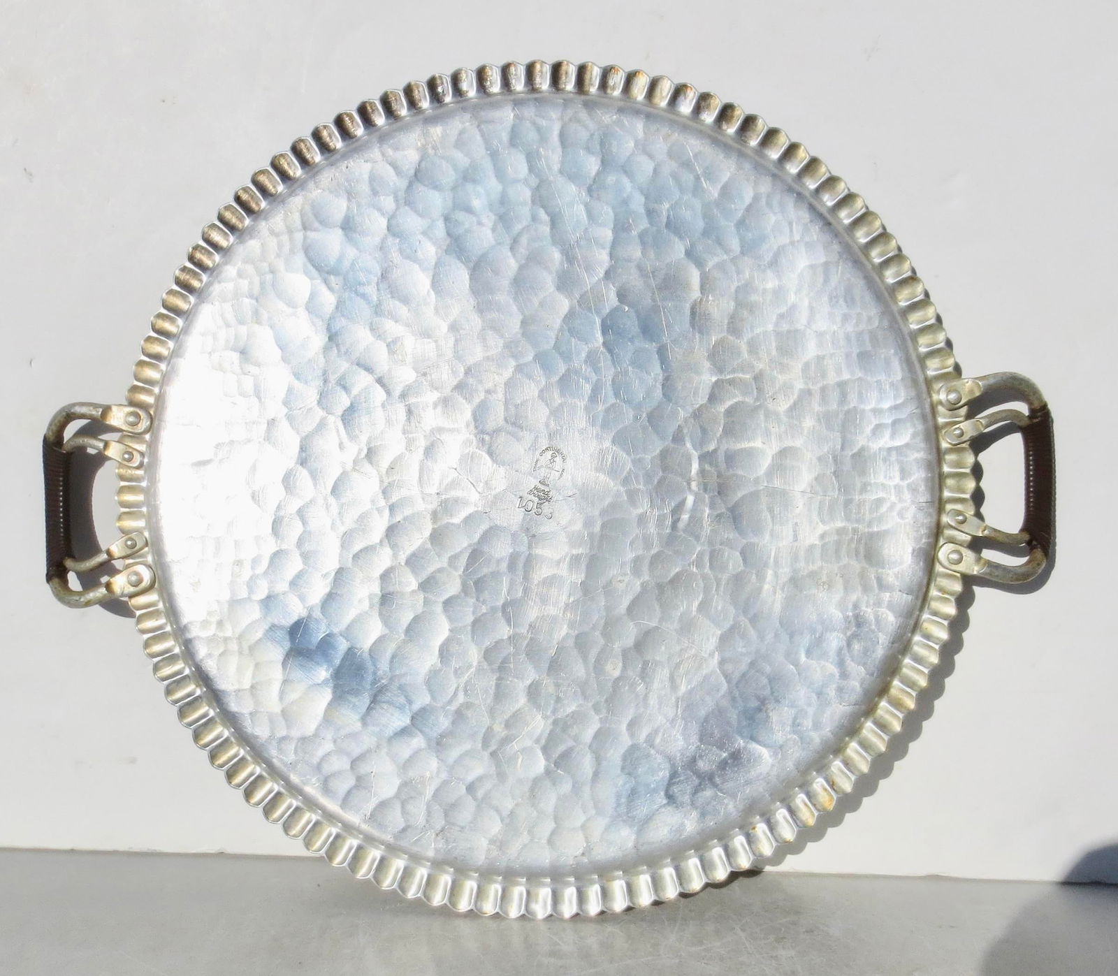 Hand Made Alimunim Tray Circa 40s by Continental - 7