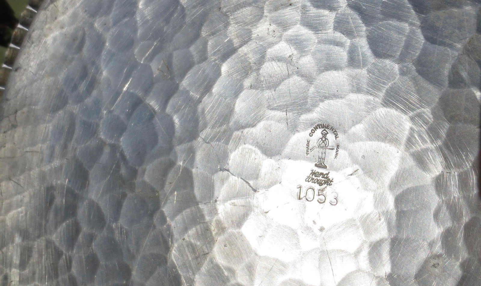 Hand Made Alimunim Tray Circa 40s by Continental - 8