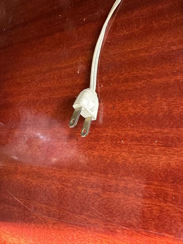 Small Vintage Lucite Diamond Table Lamp With Marble Base - 4