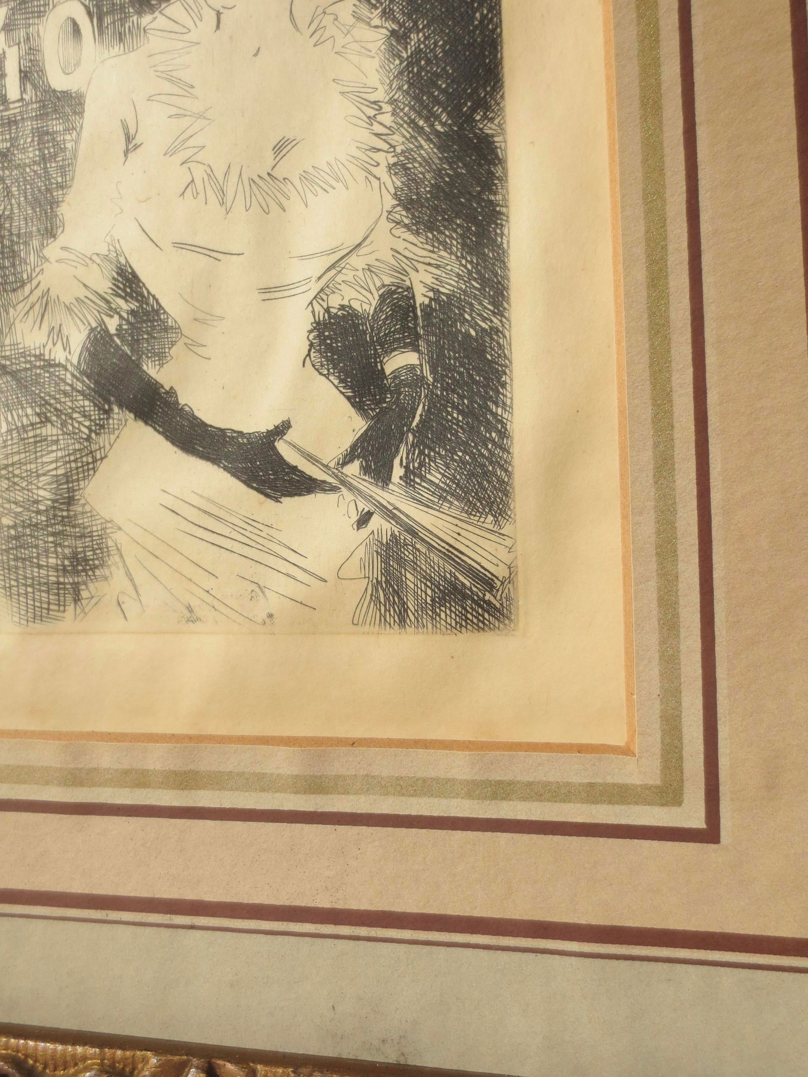 Jean-Louis Forain Etching Circa 1920s - 3