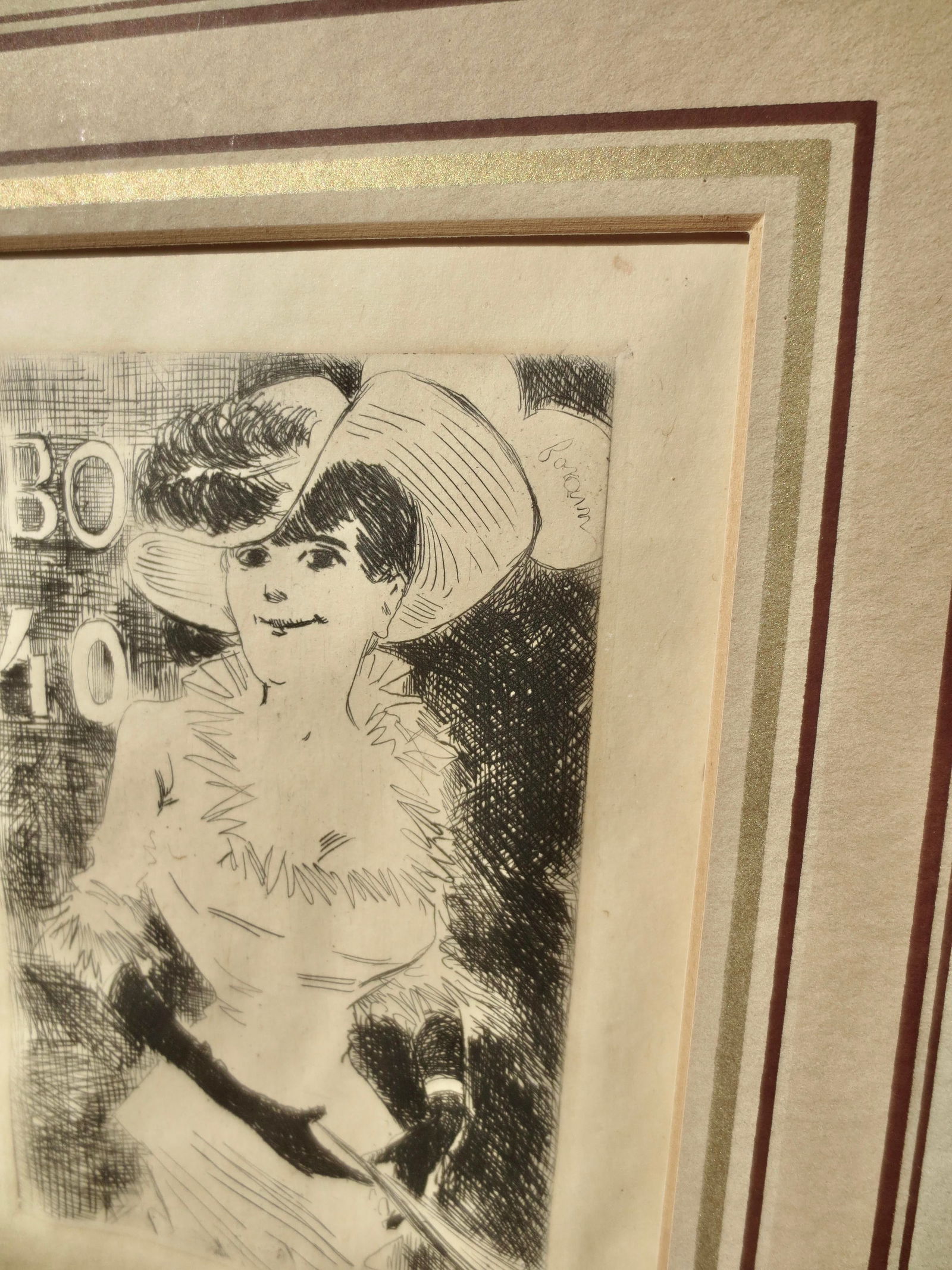 Jean-Louis Forain Etching Circa 1920s - 4