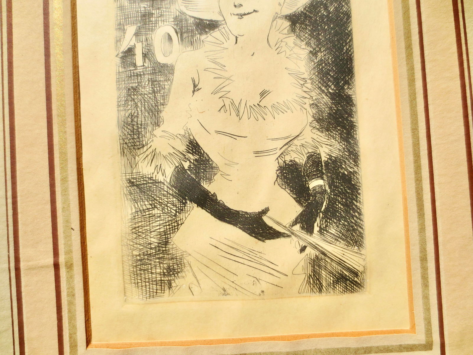 Jean-Louis Forain Etching Circa 1920s - 6