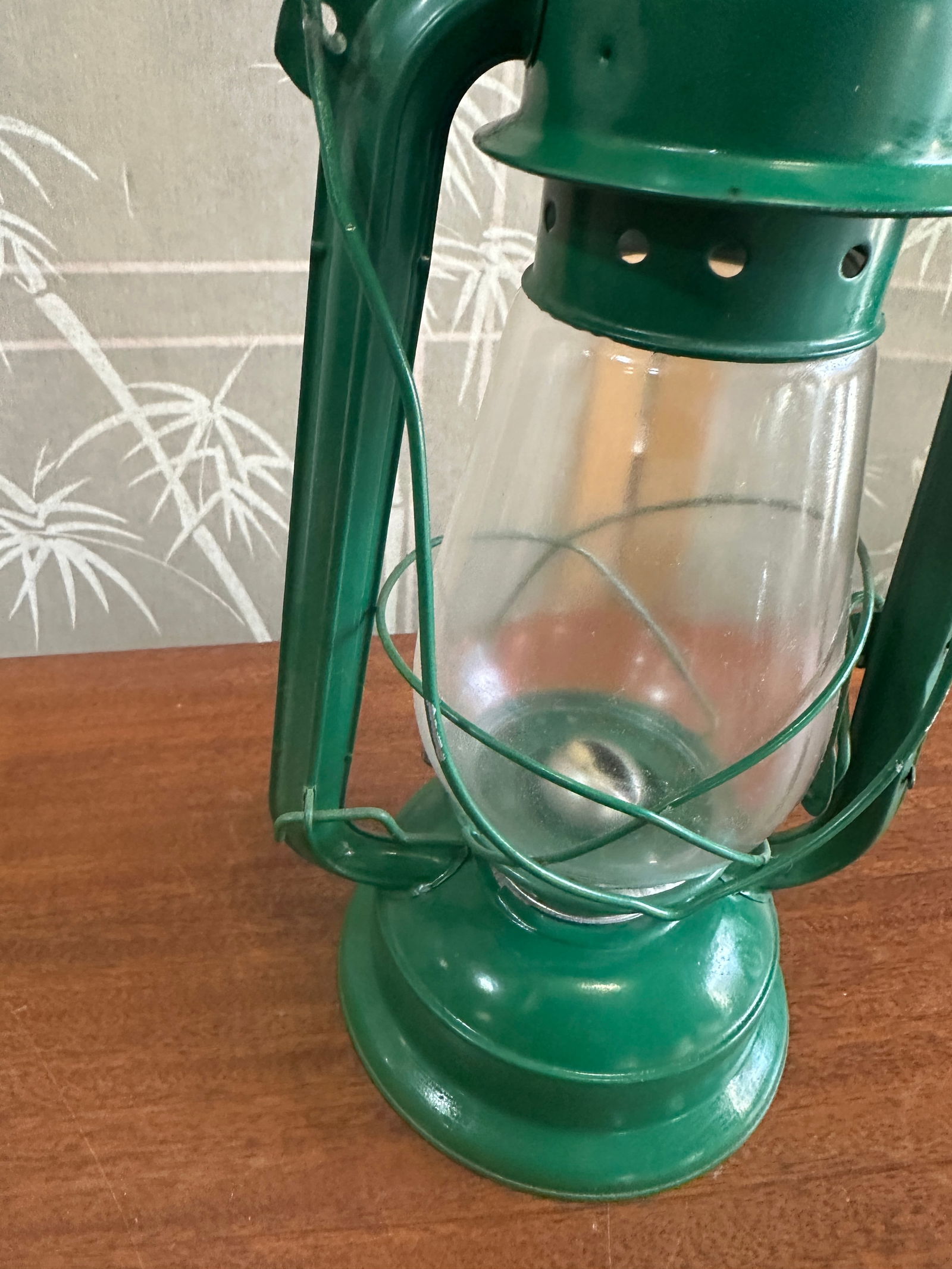 Vintage Green Industrial Style Lantern - 2