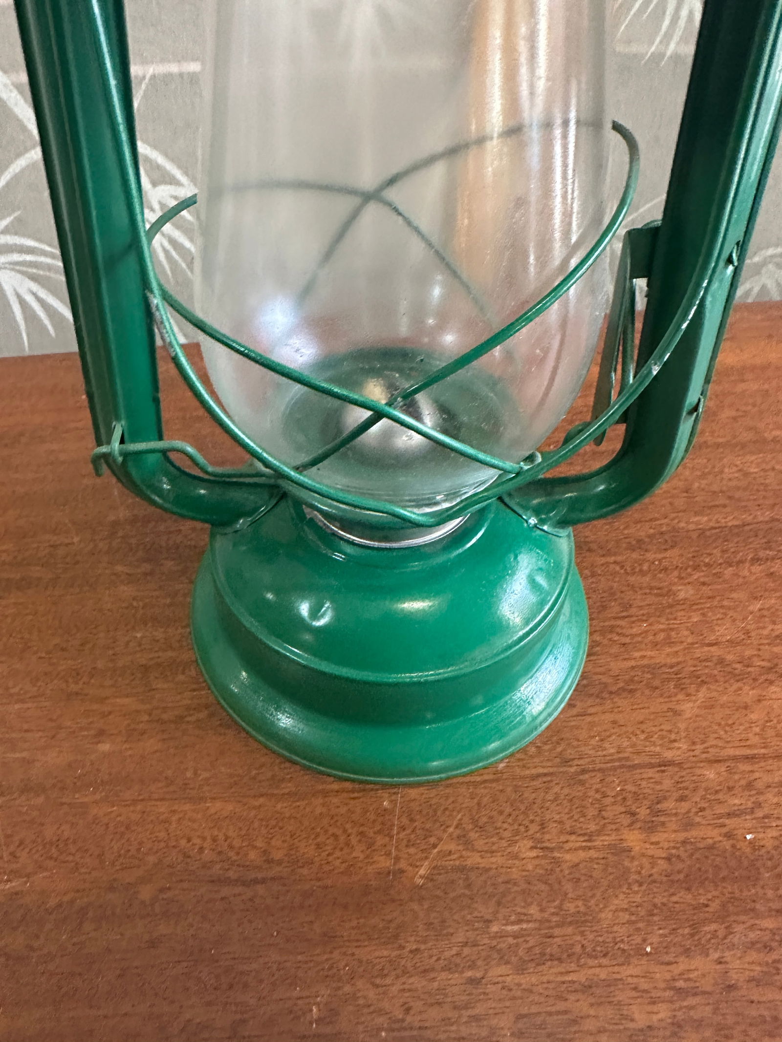 Vintage Green Industrial Style Lantern - 4