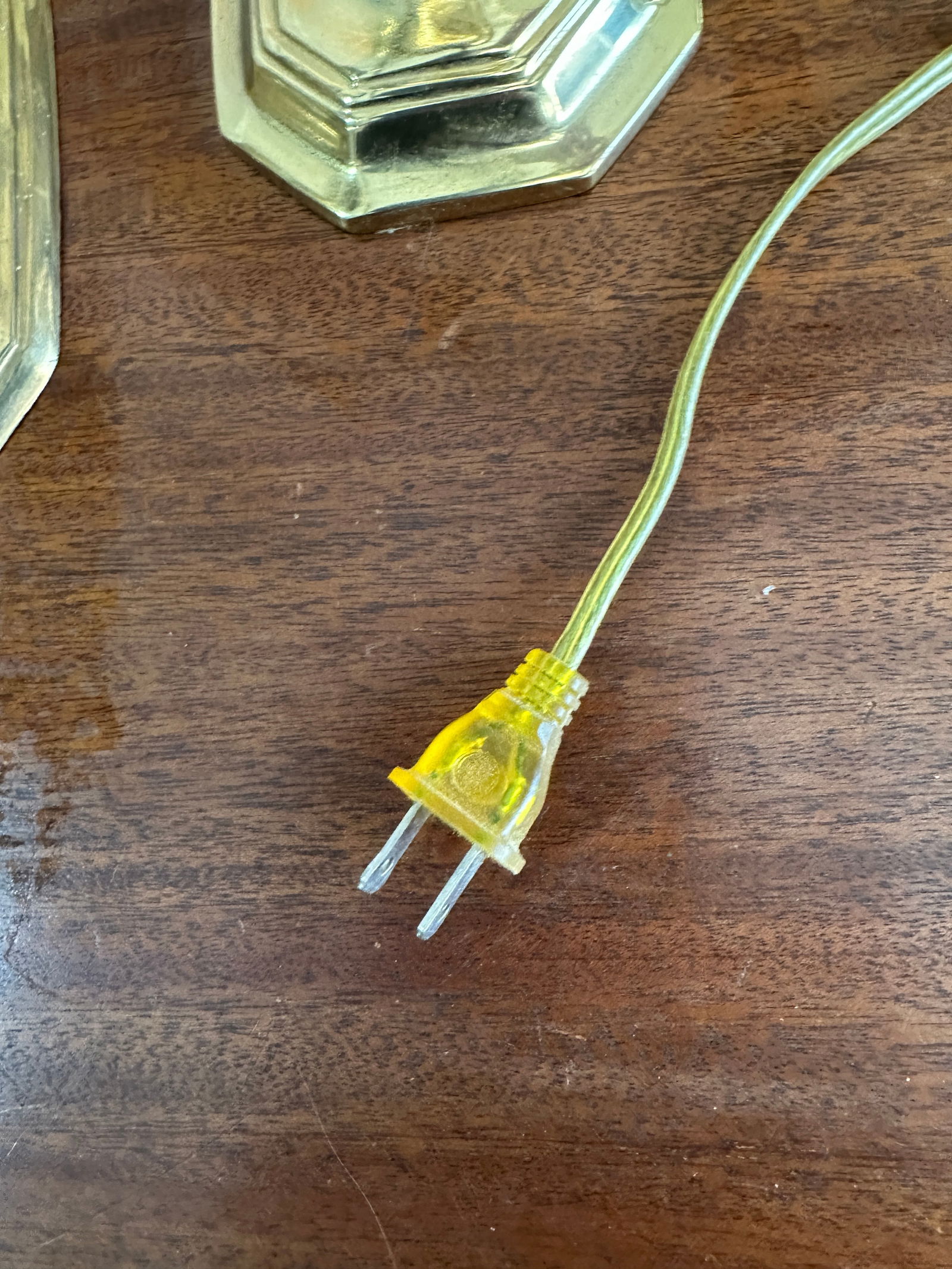 1970s Pair of Vintage Brass Spiral Table Lamps - 4