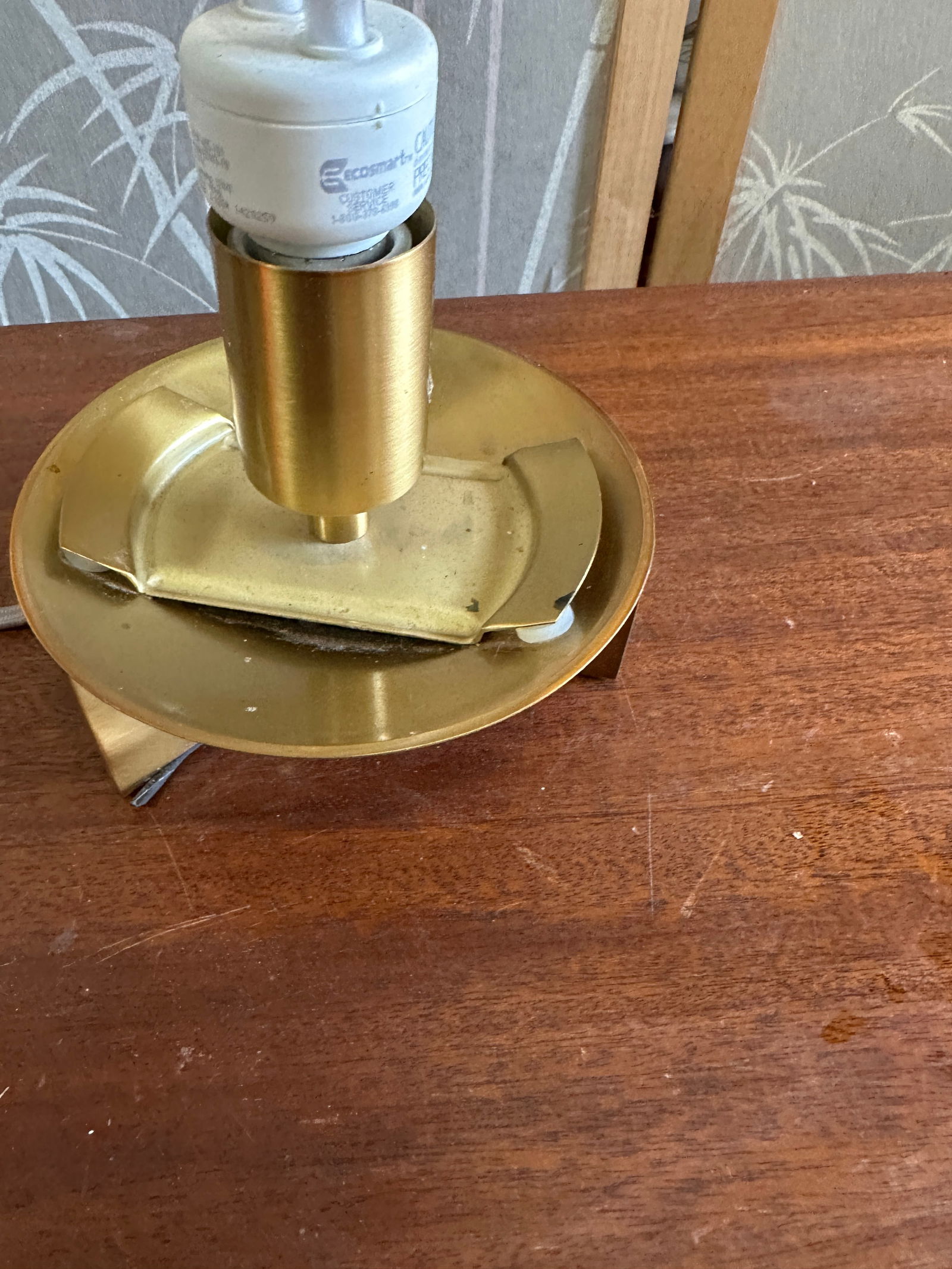 1970s Small Brass Task Lighting Desk Lamp - 6