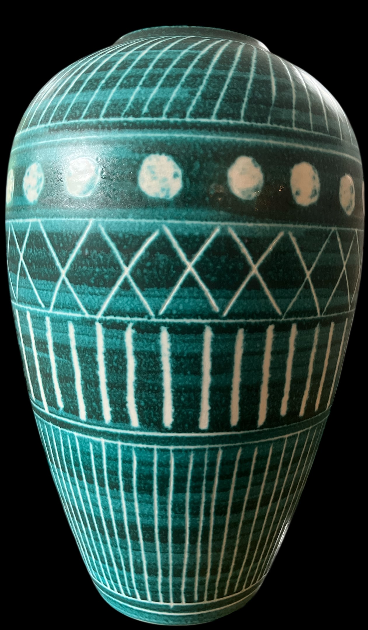 Aerin Calinda Tall Tapered Vase – Hand-Thrown Italian Pottery, New in Box 14"h X 9"w - 4