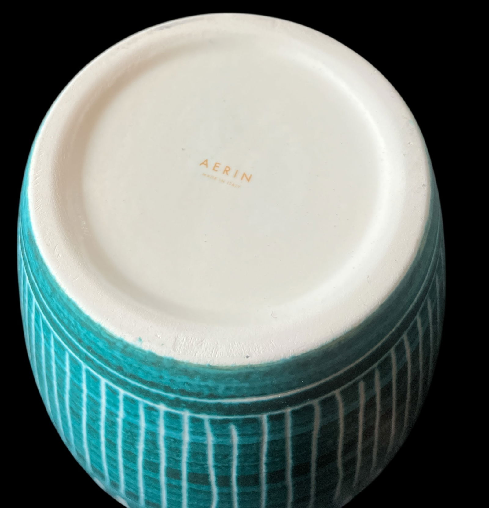 Aerin Calinda Tall Tapered Vase – Hand-Thrown Italian Pottery, New in Box 14"h X 9"w - 8