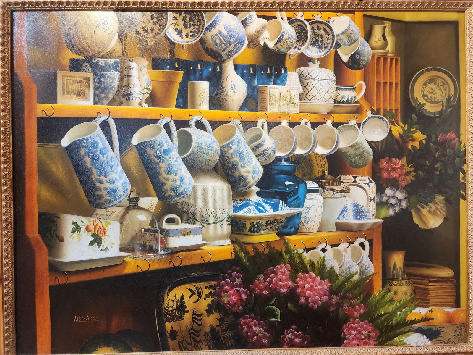 1990s Stunning Photo Realism Original Still Life Oil Painting - 3