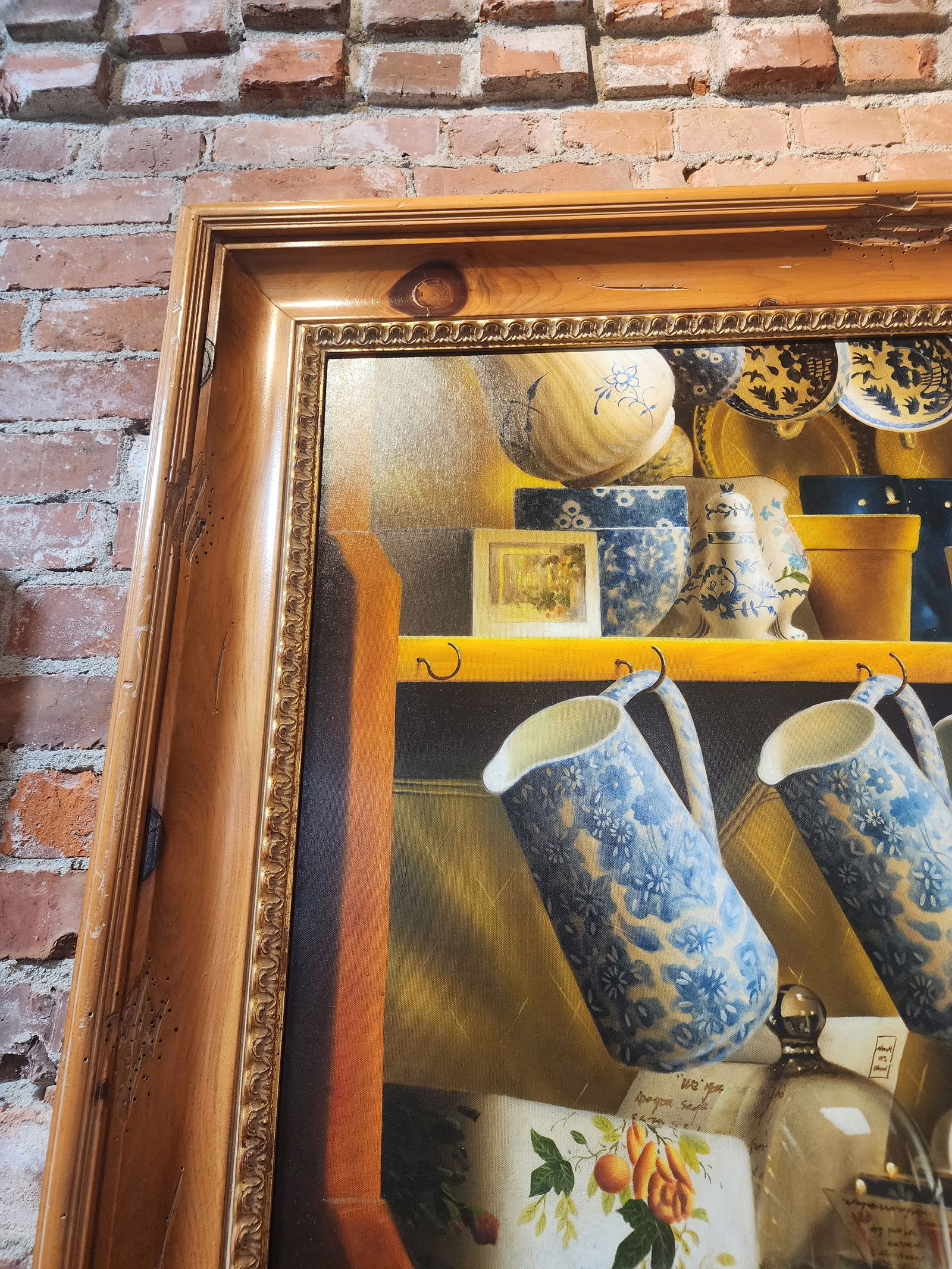 1990s Stunning Photo Realism Original Still Life Oil Painting - 7