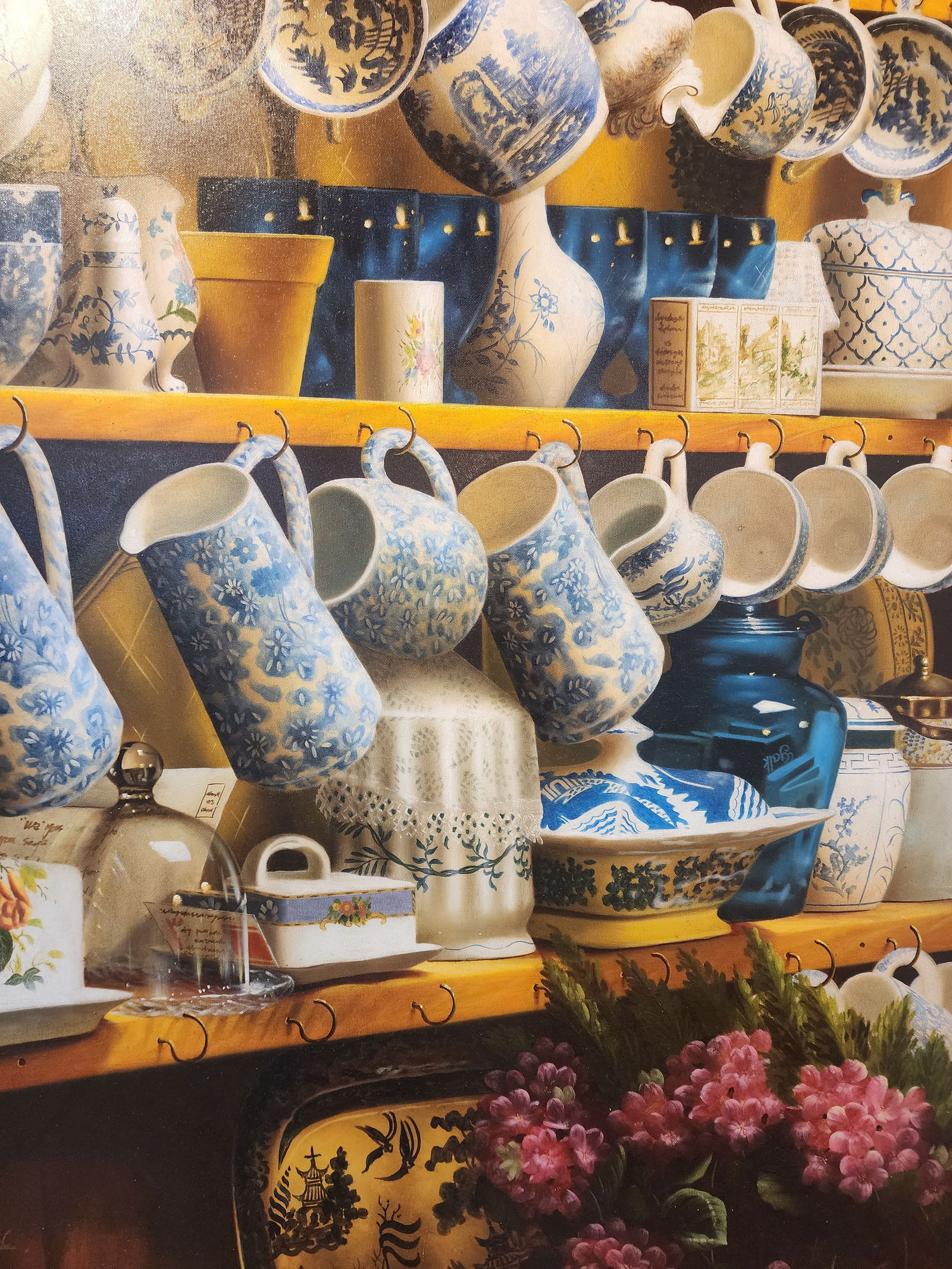 1990s Stunning Photo Realism Original Still Life Oil Painting - 8