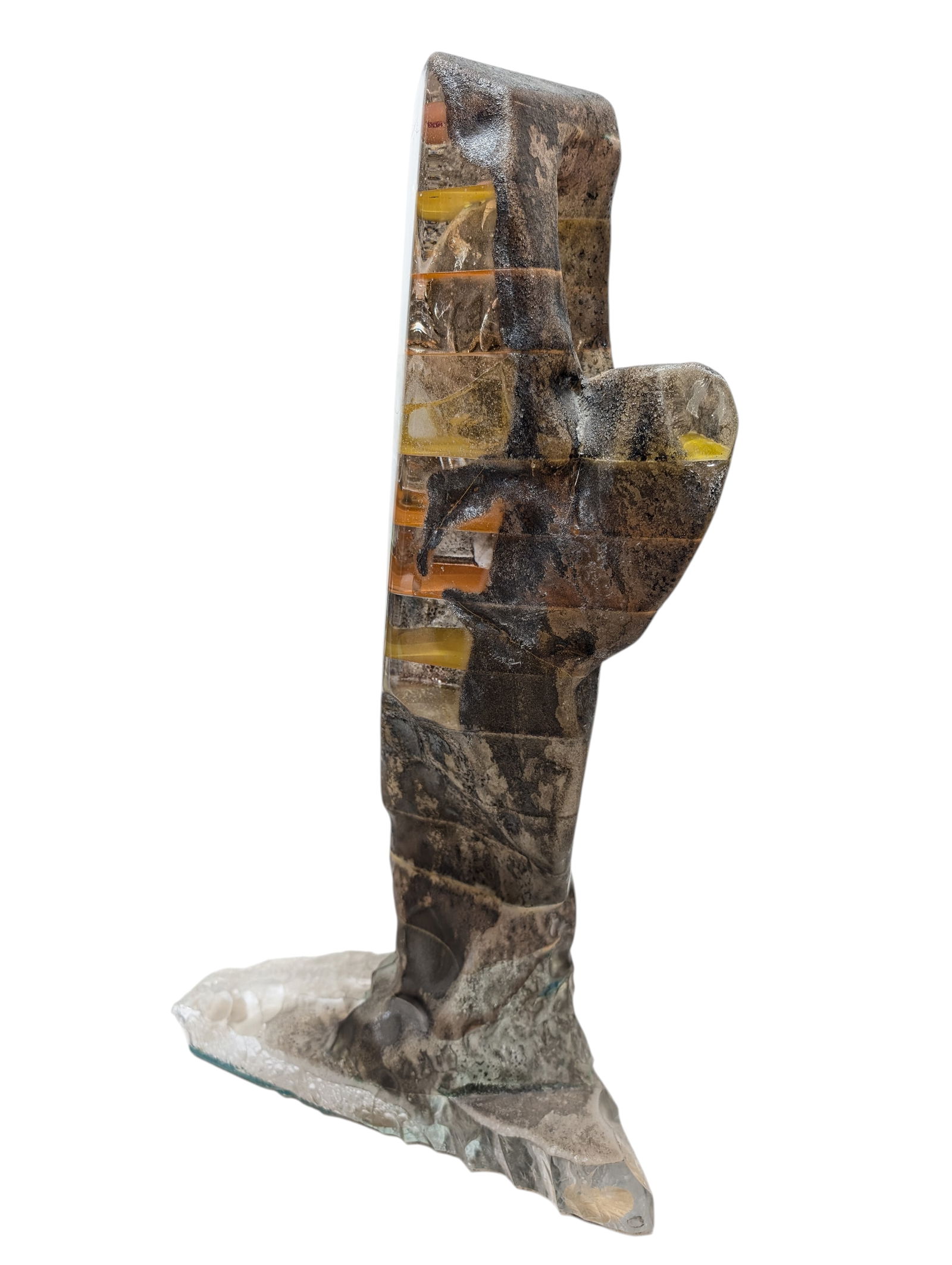 Signed Aaron R. Thomas Original Layered Acrylic Sculpture - 2