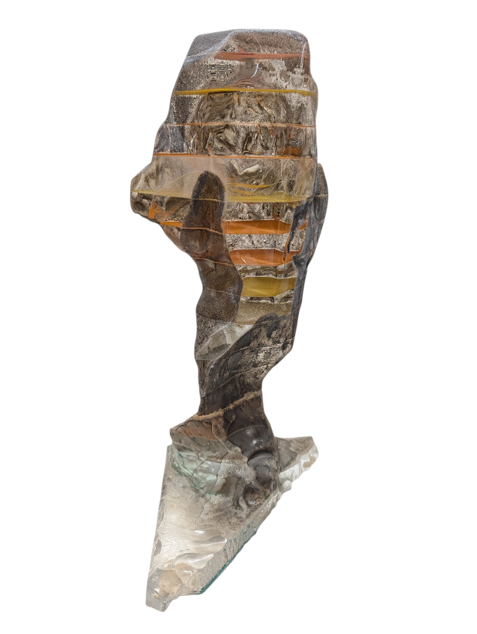 Signed Aaron R. Thomas Original Layered Acrylic Sculpture - 3