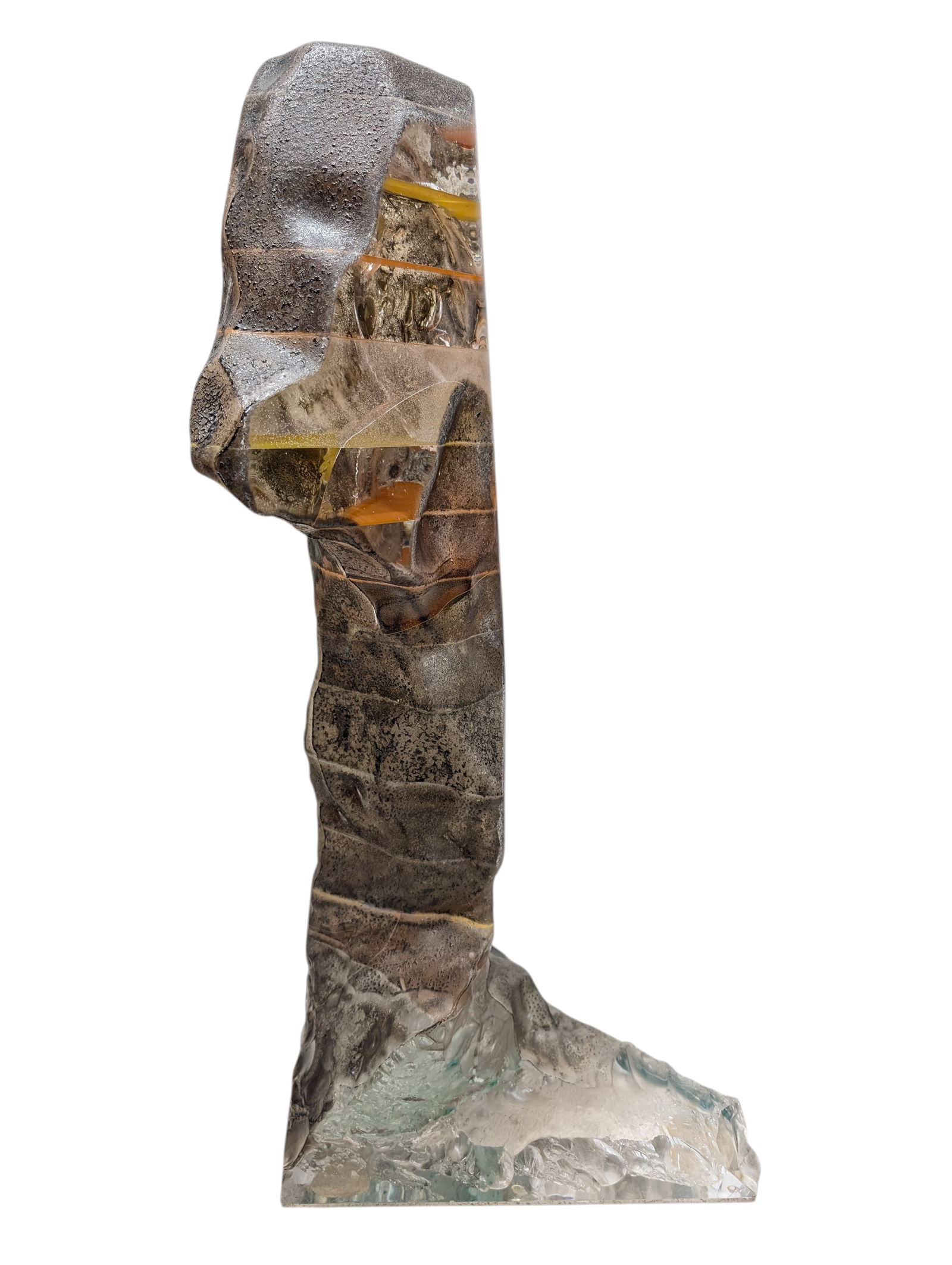 Signed Aaron R. Thomas Original Layered Acrylic Sculpture - 4