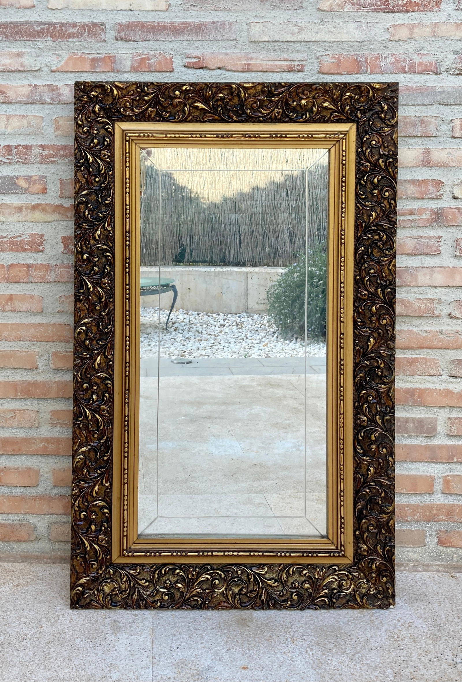 Vintage French Mirror with Gold Frame - 5