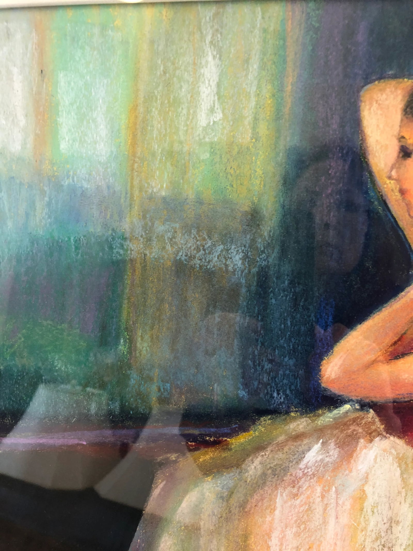 Pastel of Dancers by Acclaimed Artist Alice Pritchard - 3