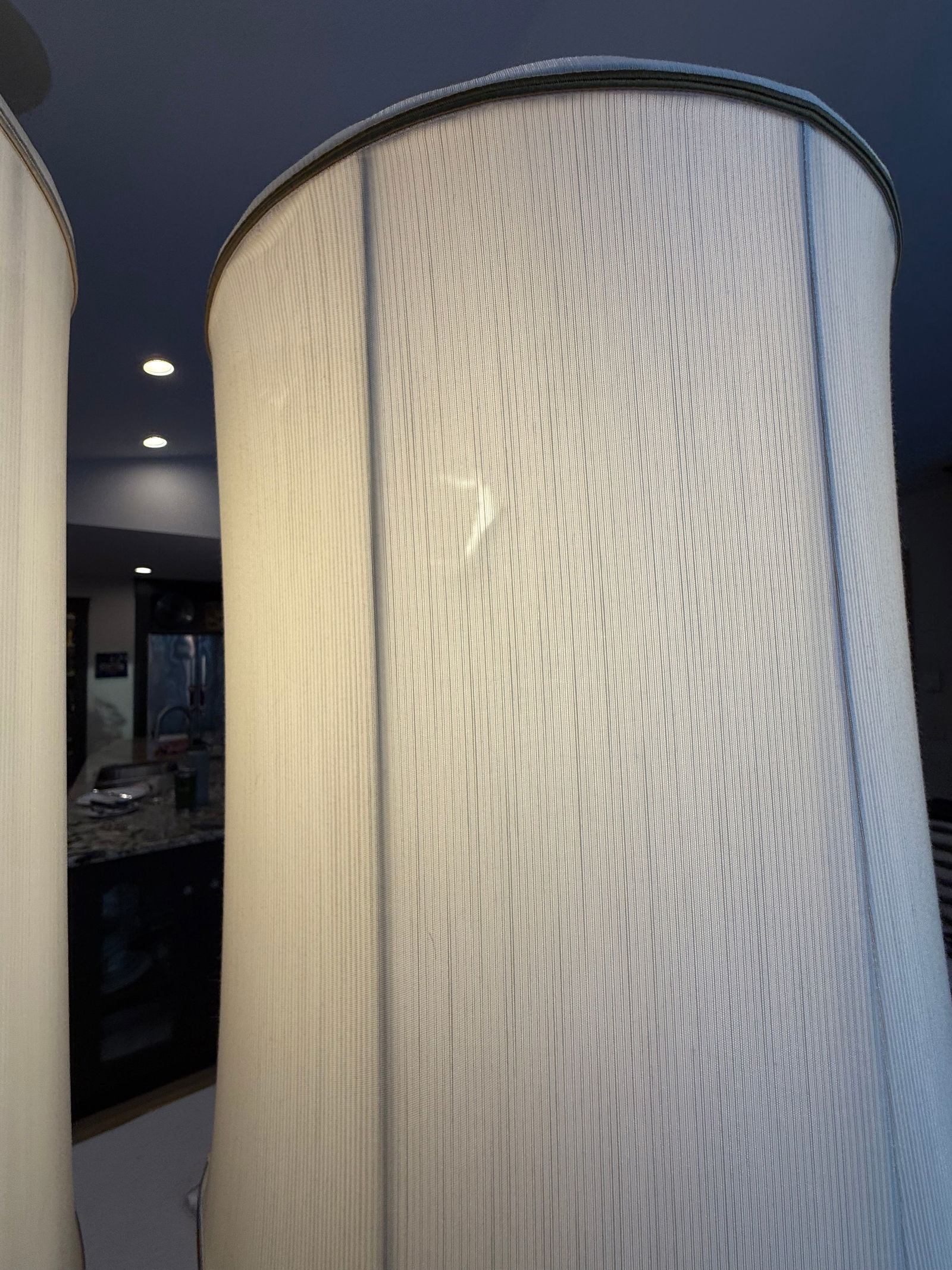 Stiffel Solid Brass Table Lamps With Original Shades 1950s - a Pair - 14