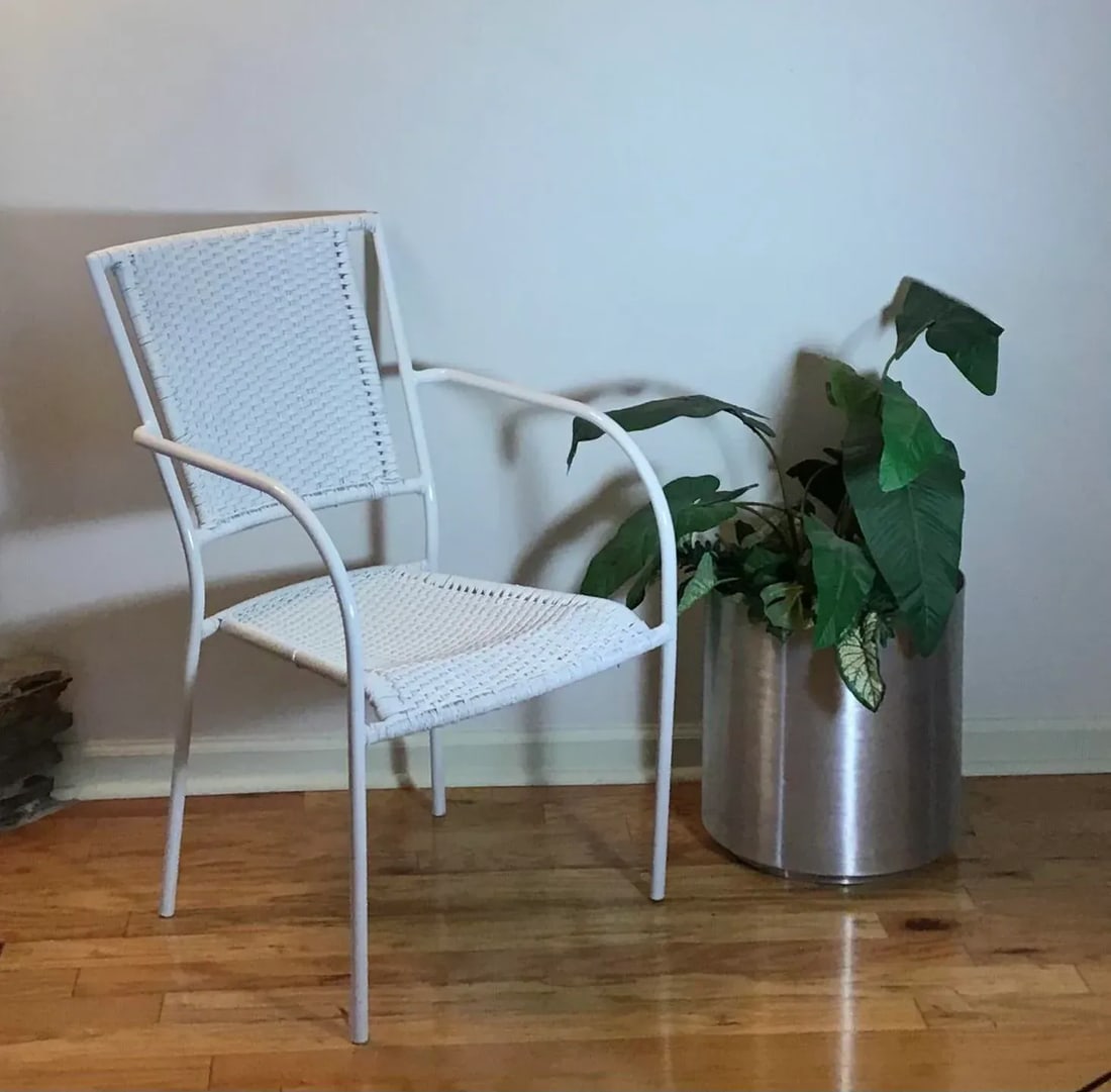 1970s Vintage Nautical Rope Easy Chair With Armrests - 12