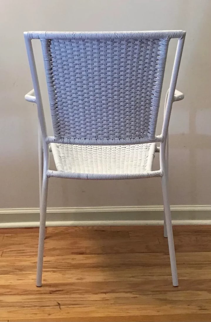 1970s Vintage Nautical Rope Easy Chair With Armrests - 3