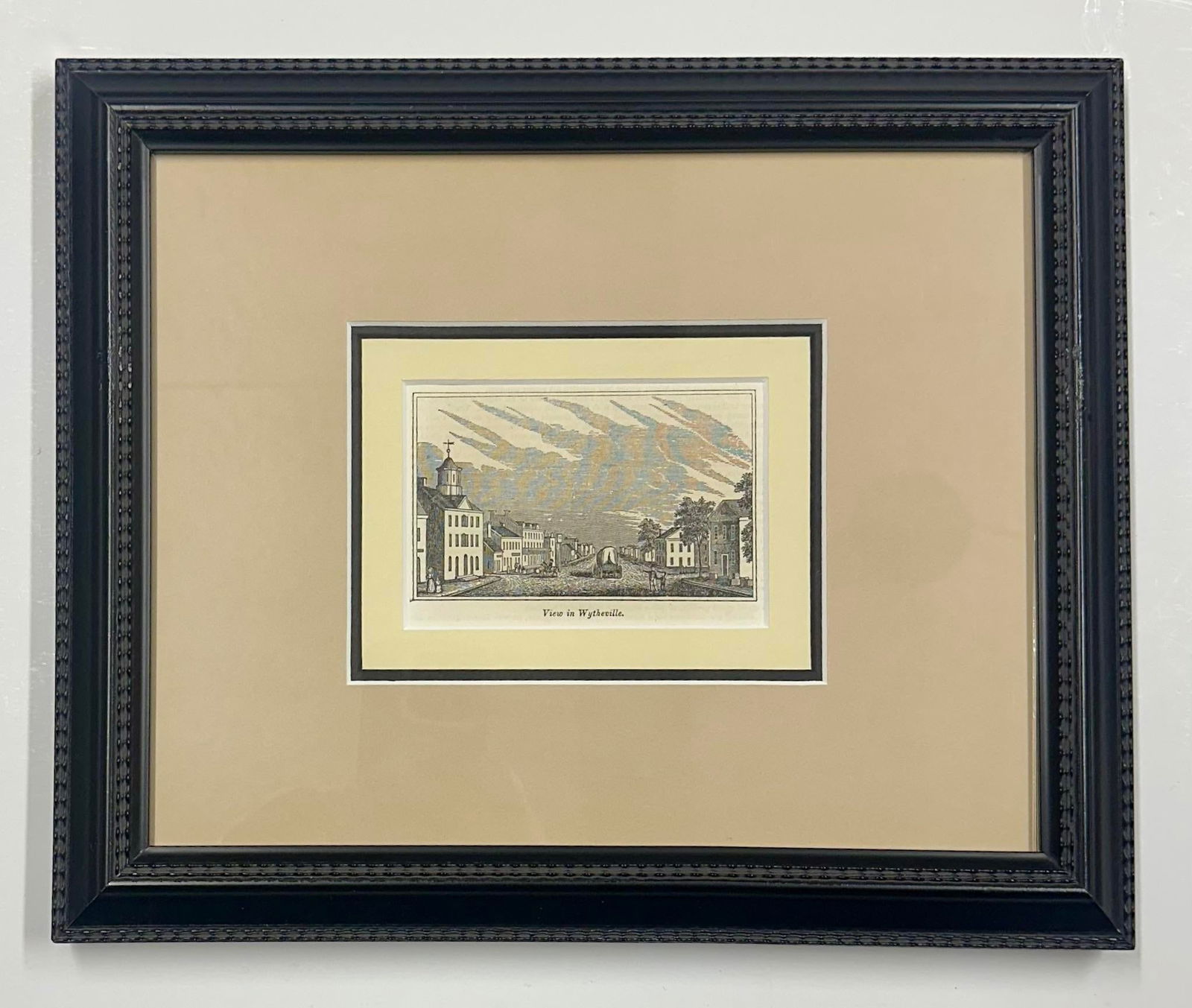 Wytheville, Virginia Original Print, 1855 (Framed) - 3