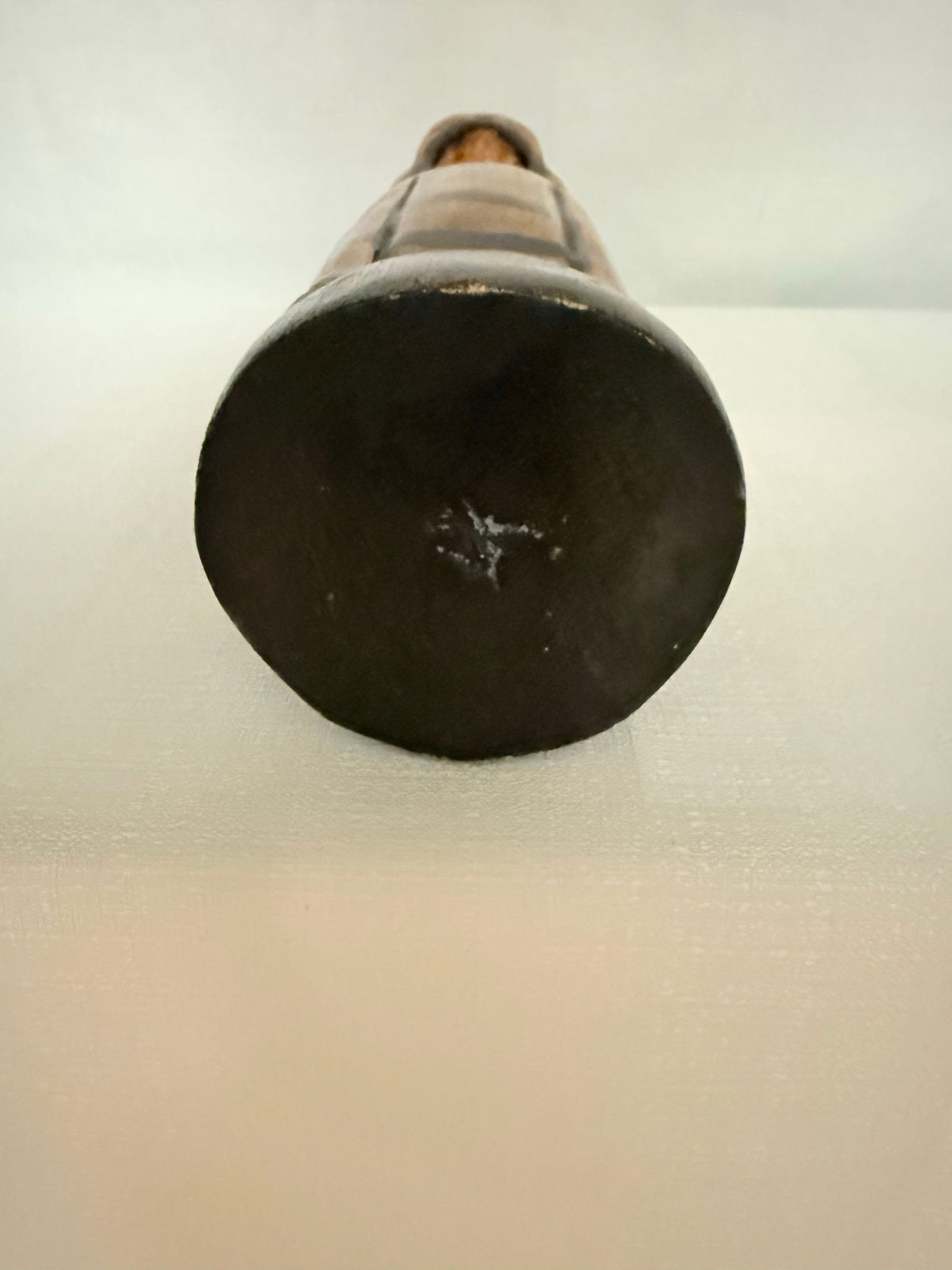 1960s Hand-Carved Folk Art Wooden Tiger Cat by Turtle and Crane - Mid-Century Primitive Whimsy - 11